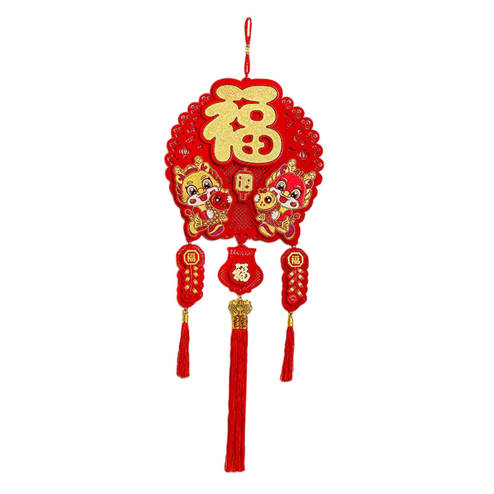 Chinese New Year Hanging Decoration Ornaments for Wall Office Party Supplies 34x95cm
