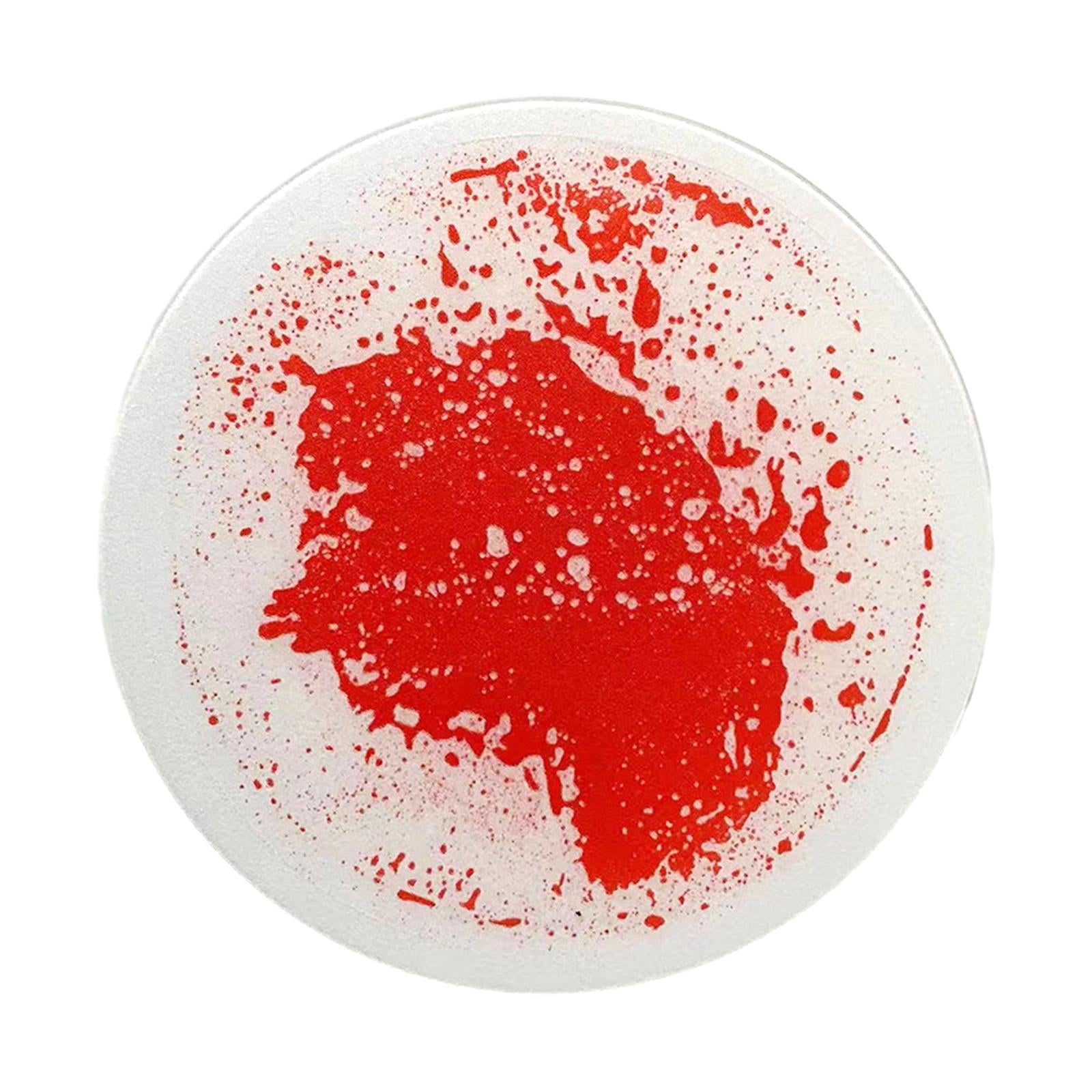 Liquid The Tiles Round 30cm Activity Play Mat for Kids for Boy Children Kids red