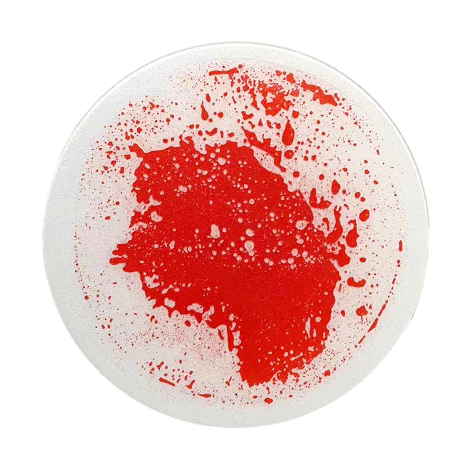 Liquid The Tiles Round 30cm Activity Play Mat for Kids for Boy Children Kids red