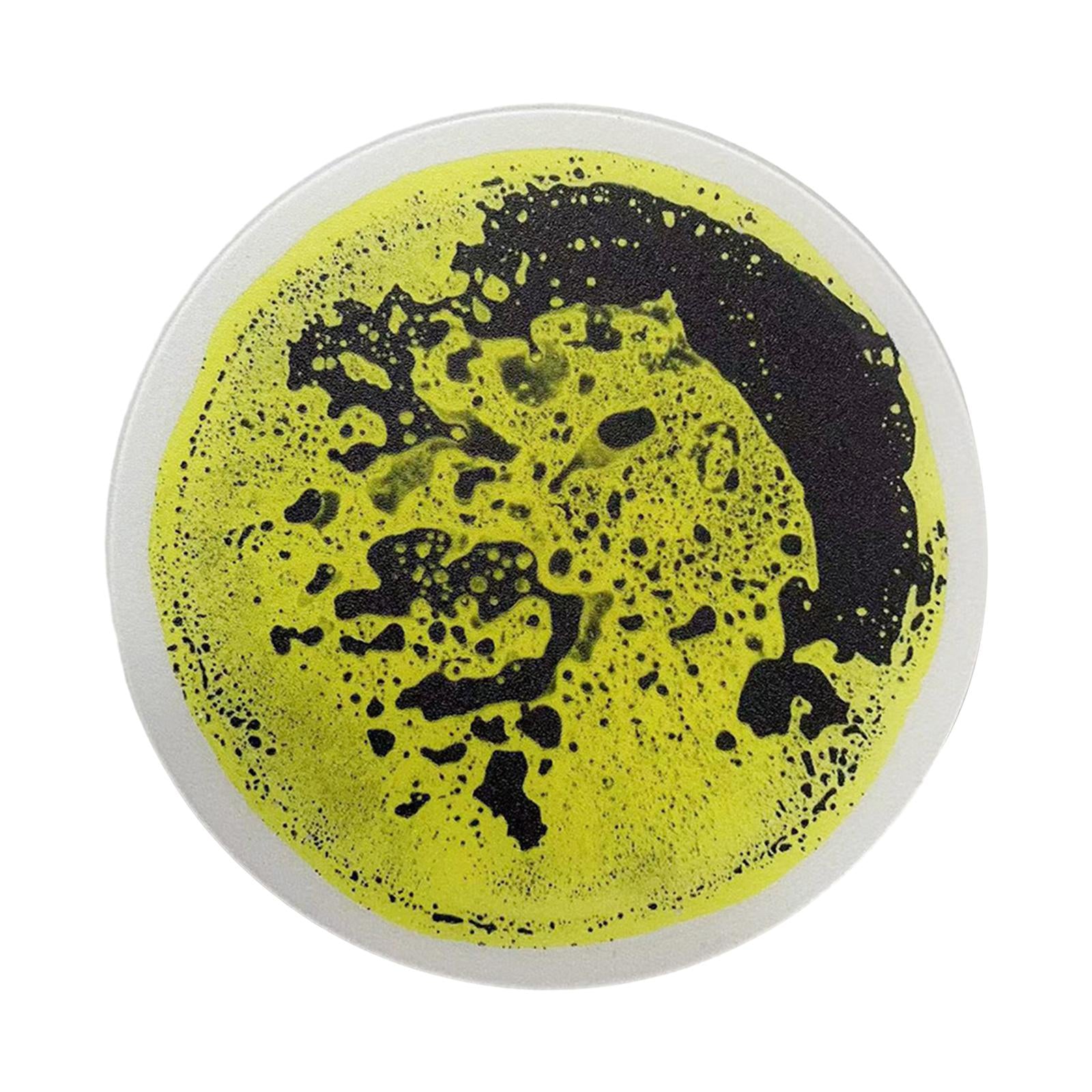 Liquid The Tiles Round 30cm Activity Play Mat for Kids for Boy Children Kids yellow and black