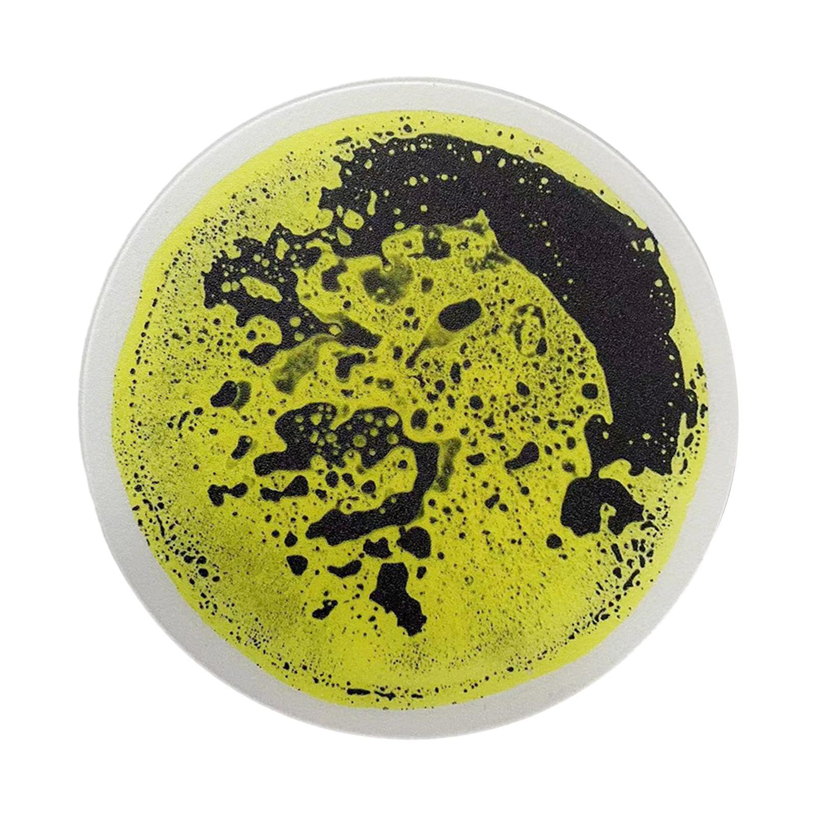 Liquid The Tiles Round 30cm Activity Play Mat for Kids for Boy Children Kids yellow and black