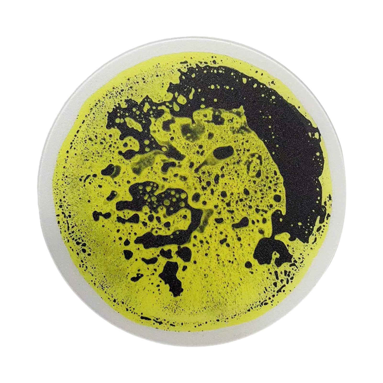 Liquid The Tiles Round 30cm Activity Play Mat for Kids for Boy Children Kids yellow and black