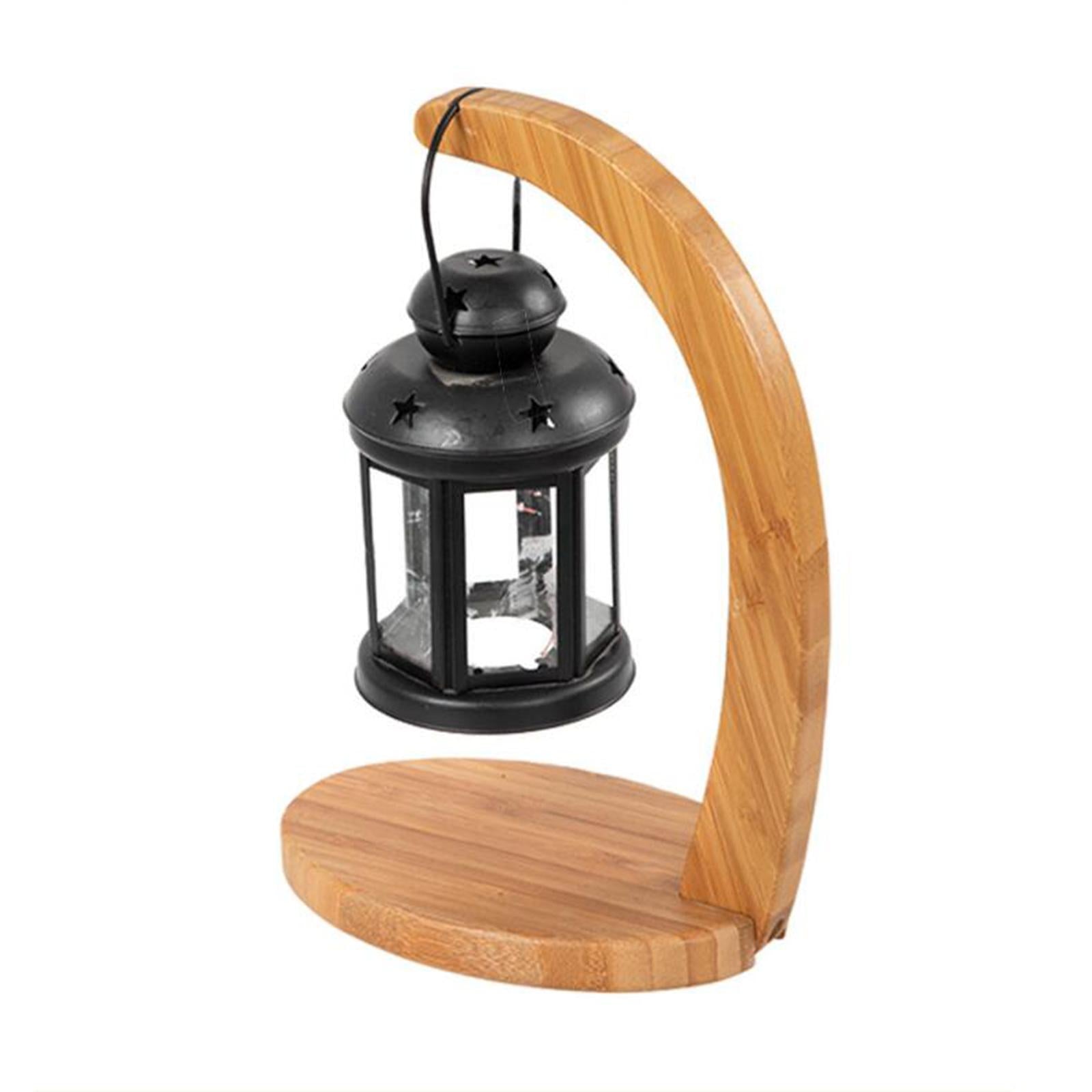 Camping Lantern Stand Wood Planter Holder Lamp Pole for Indoor Travel Picnic