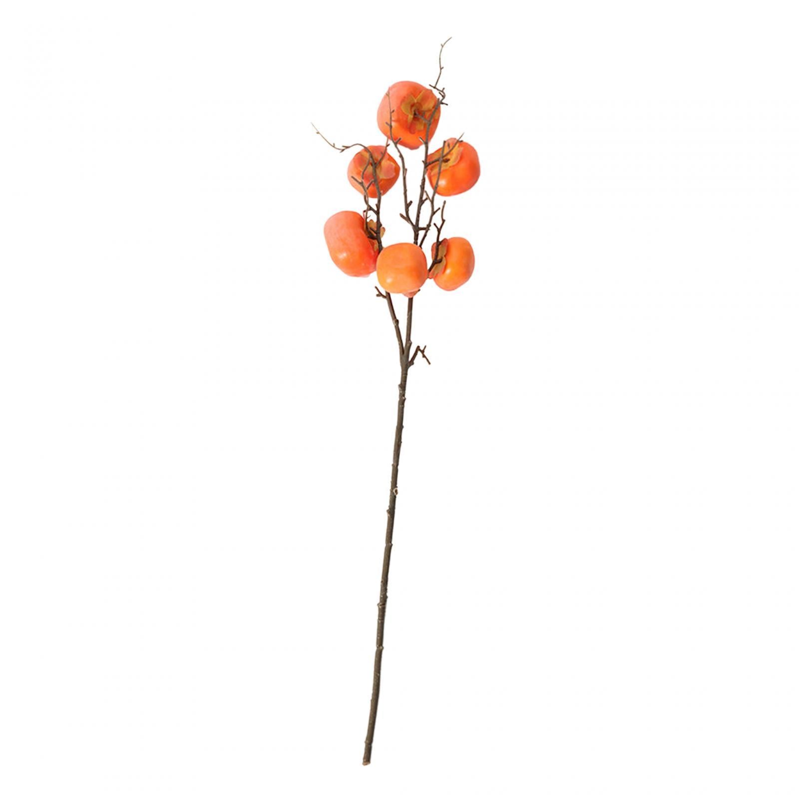 Artificial Persimmon Bouquet Fruit Branches for Wedding Anniversary Birthday