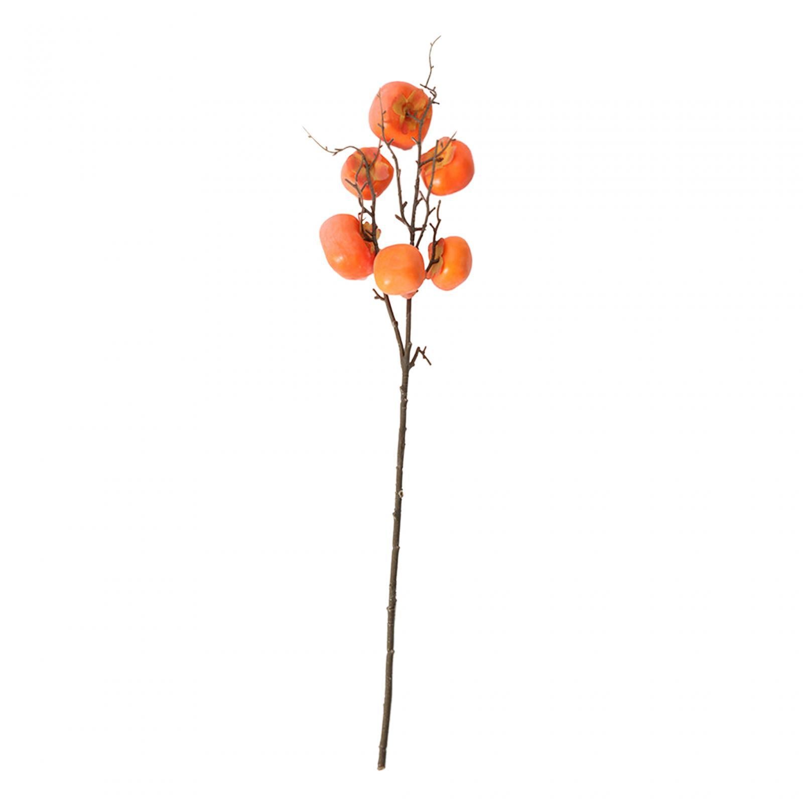 Artificial Persimmon Bouquet Fruit Branches for Wedding Anniversary Birthday