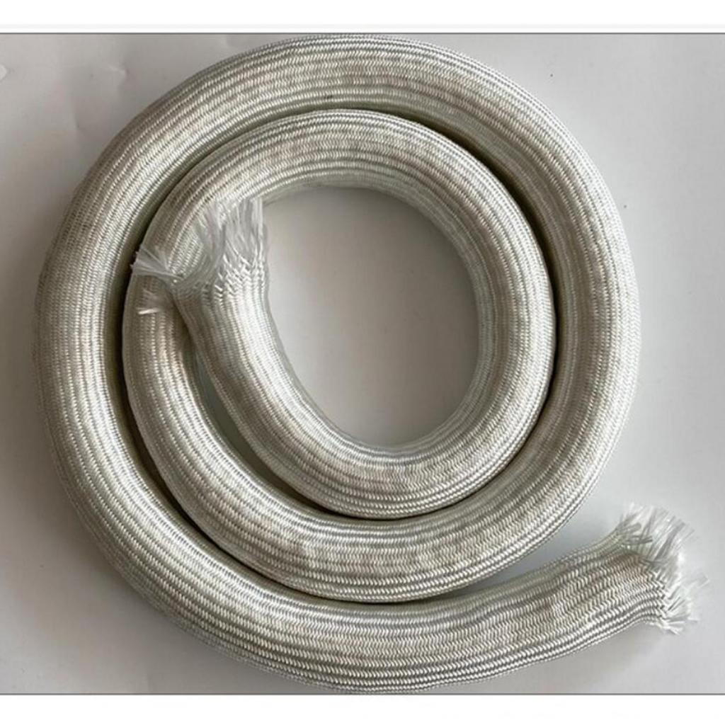 Stove Fireplace Door Fiberglass Rope Gasket Airtight Seal High Density White 14mmx2.5m