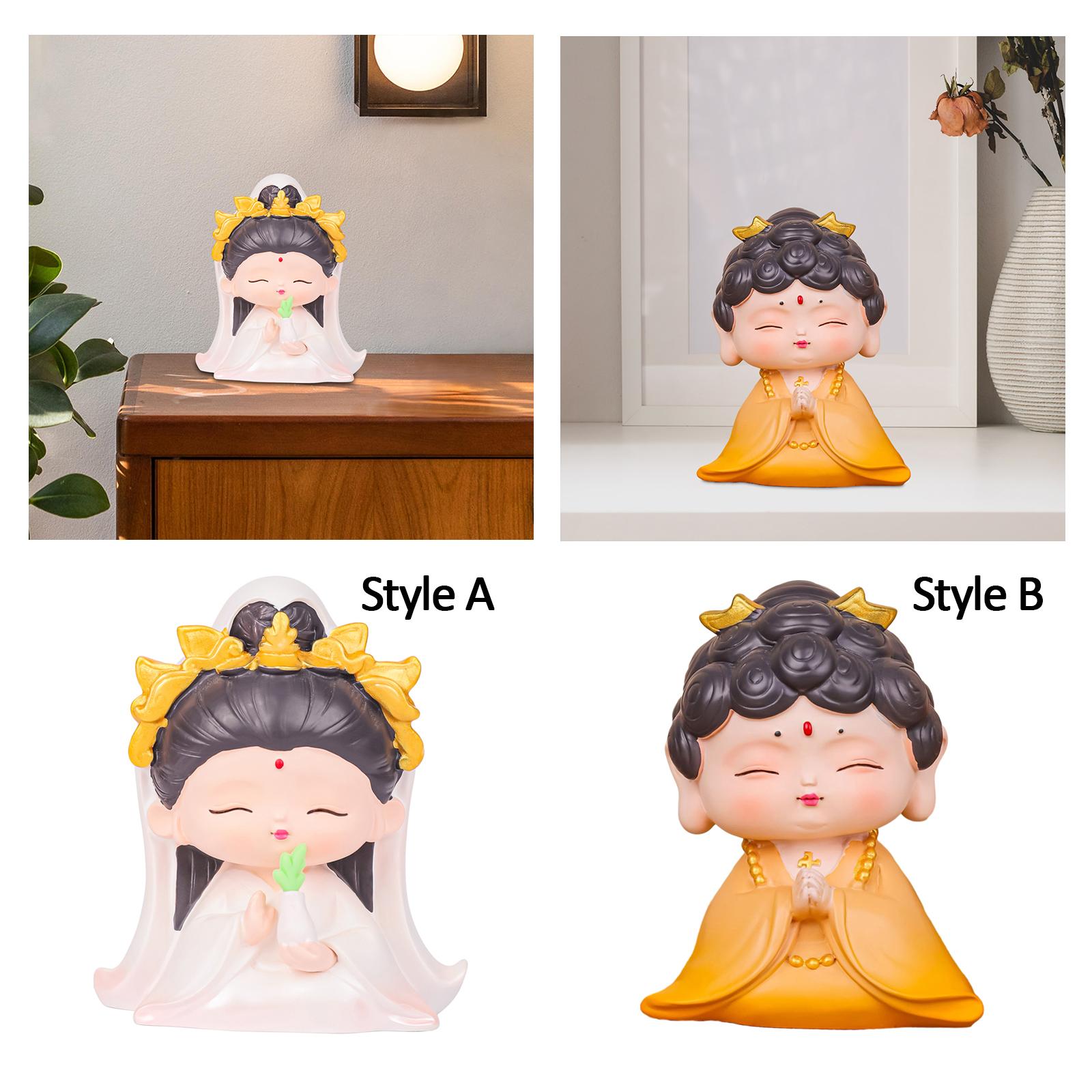 Figurines Statue Decoration 2024 New Year Decorative Statue for Festival Car Style A