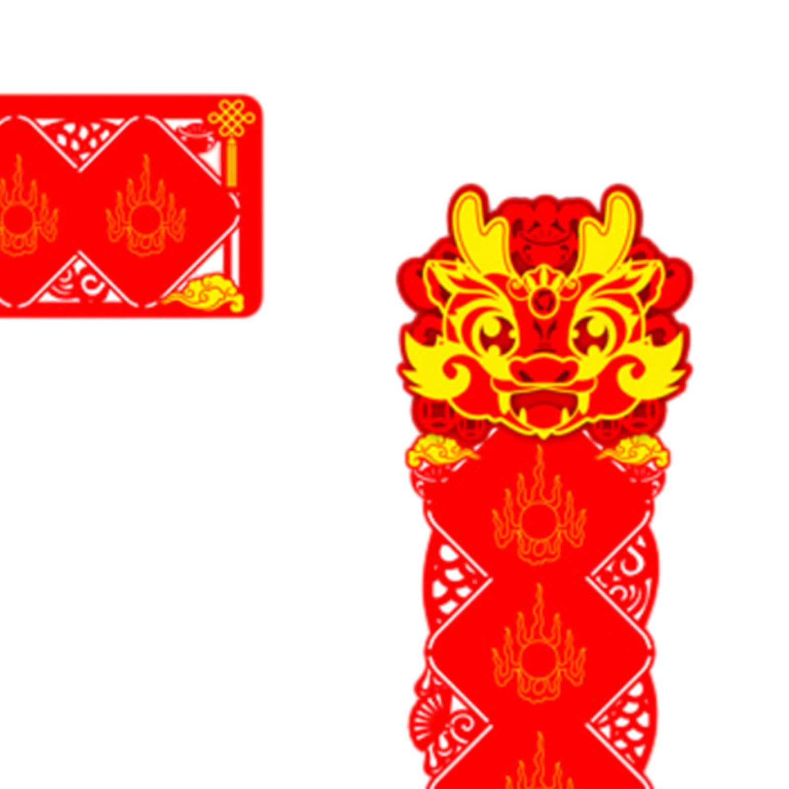 Spring Festival Couplets Chinese New Year Couplets for Festival Wall Windows Seven Words