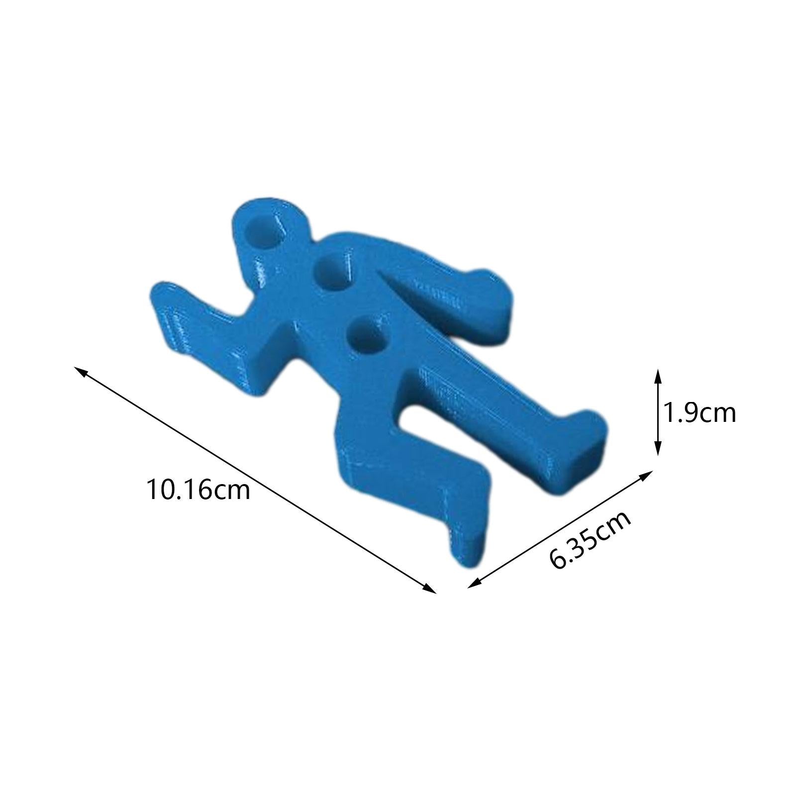 Desk Pen Holder Decor Novelty Decorative Crime Scene for Cubicle Funny Gifts Blue