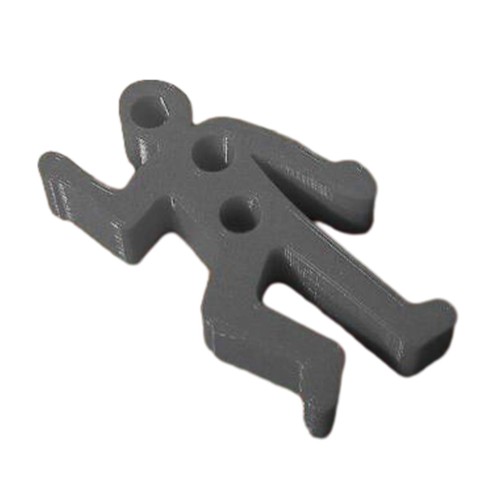 Desk Pen Holder Decor Novelty Decorative Crime Scene for Cubicle Funny Gifts Gray
