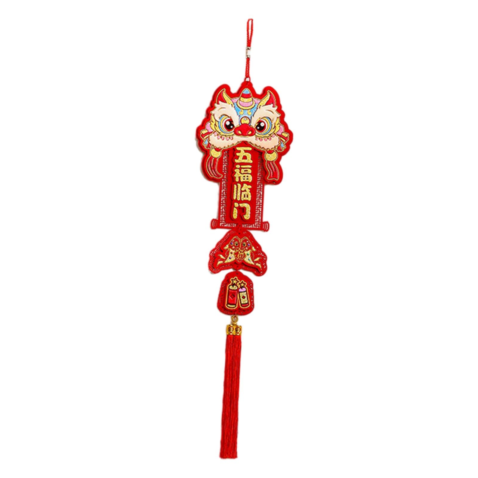 Chinese New Year Hanging Decorations 20x93cm for Entrance Window Celebration