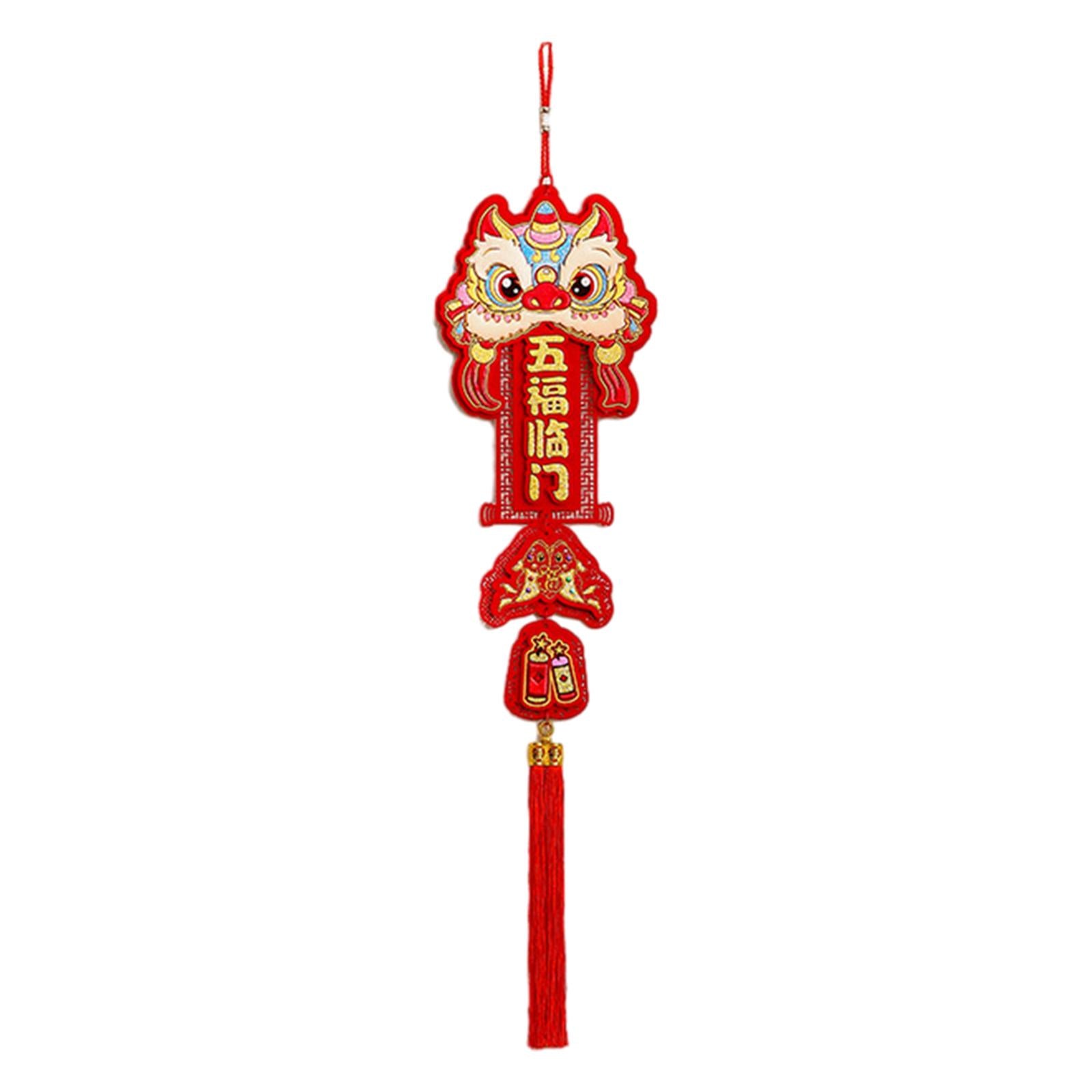 Chinese New Year Hanging Decorations 20x93cm for Entrance Window Celebration