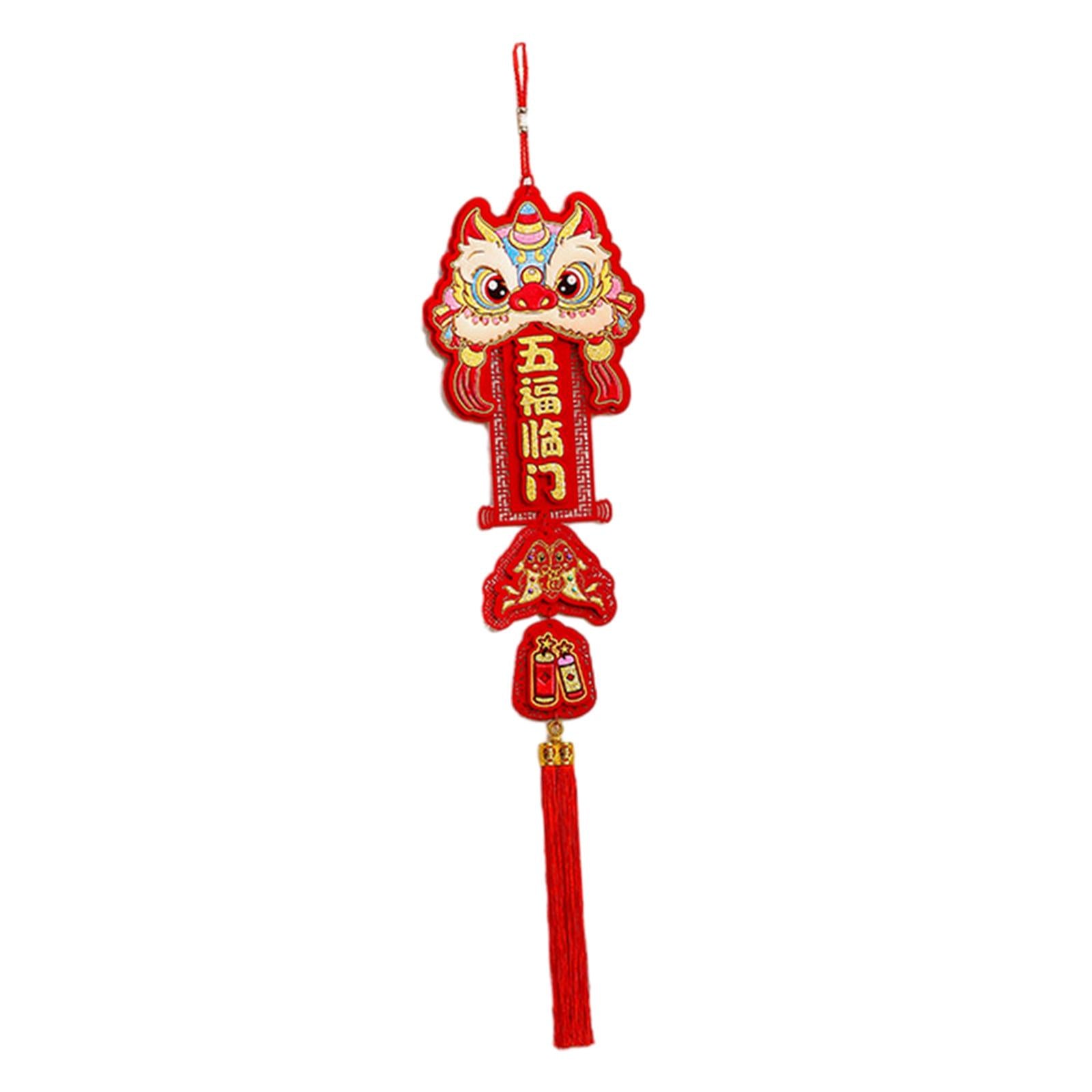 Chinese New Year Hanging Decorations 20x93cm for Entrance Window Celebration