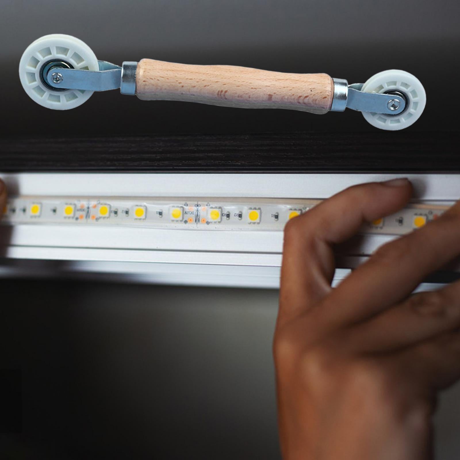 LED Strip Channel Roller Tool Durable Quick Installation Tool U Groove Wheel