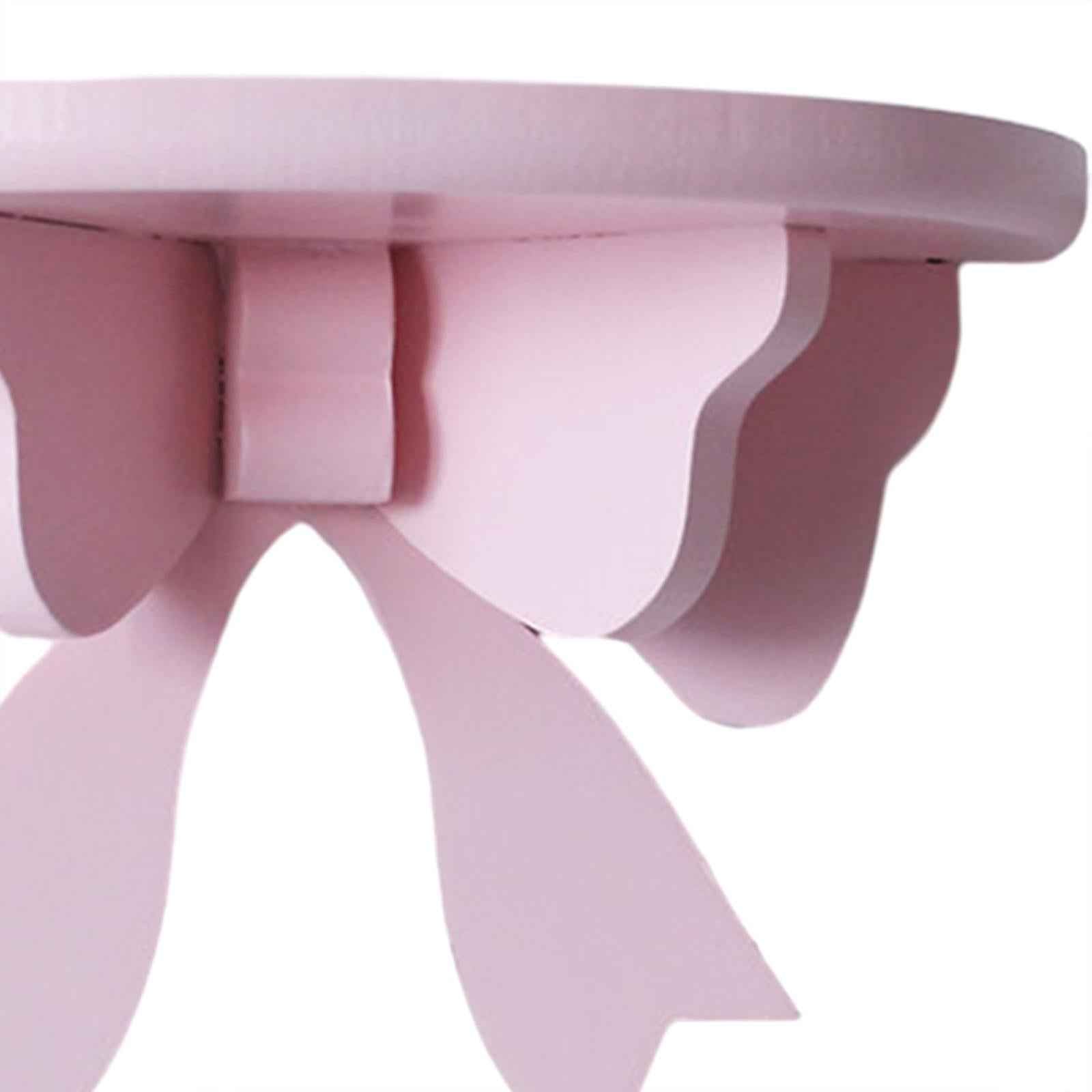 Wall Display Shelf Heavy Duty Flower Pot Holder for Living Room Toilet Decor Pink