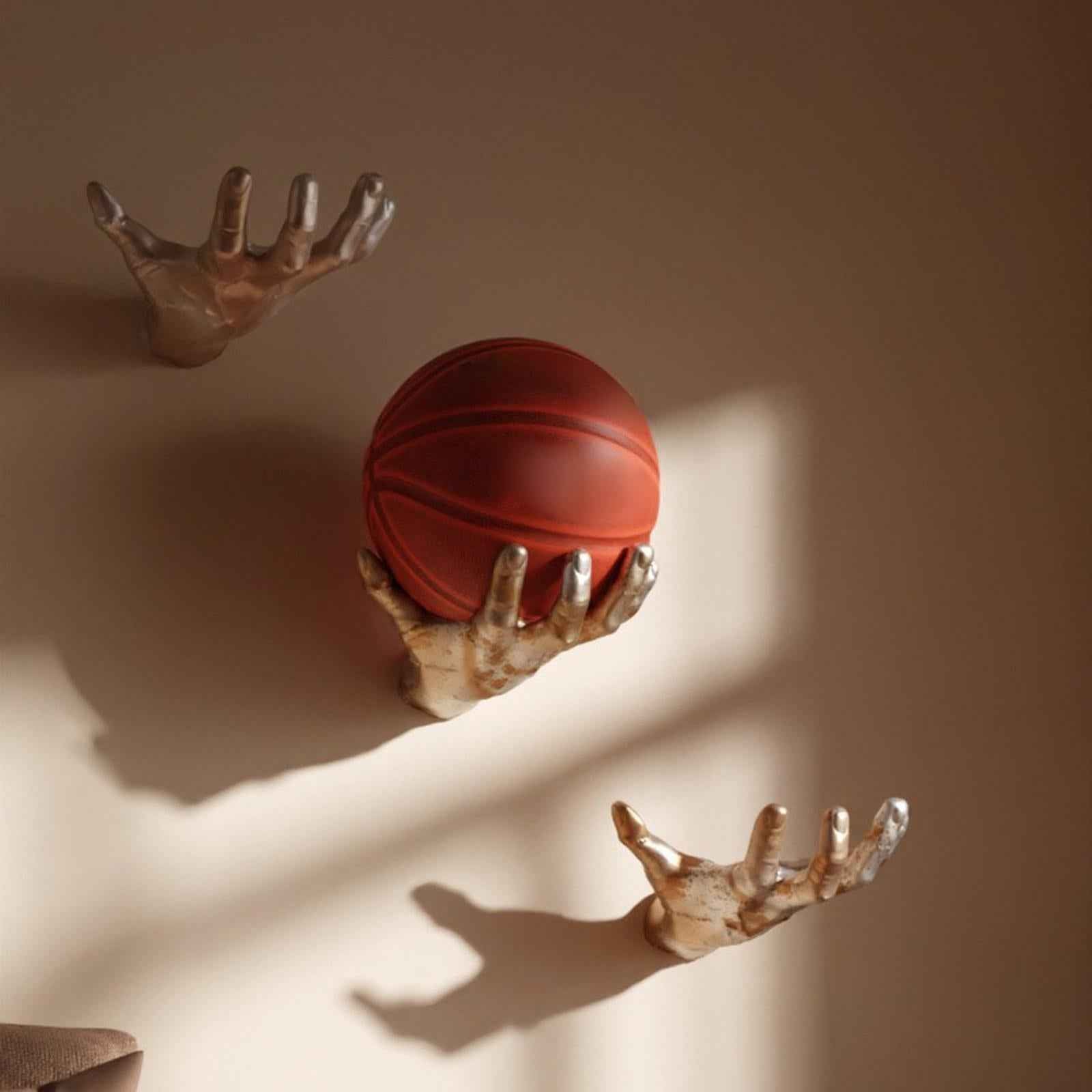 Ball Stand Holder Stable Art Decor Storage Rack for Volleyball Hats Softball