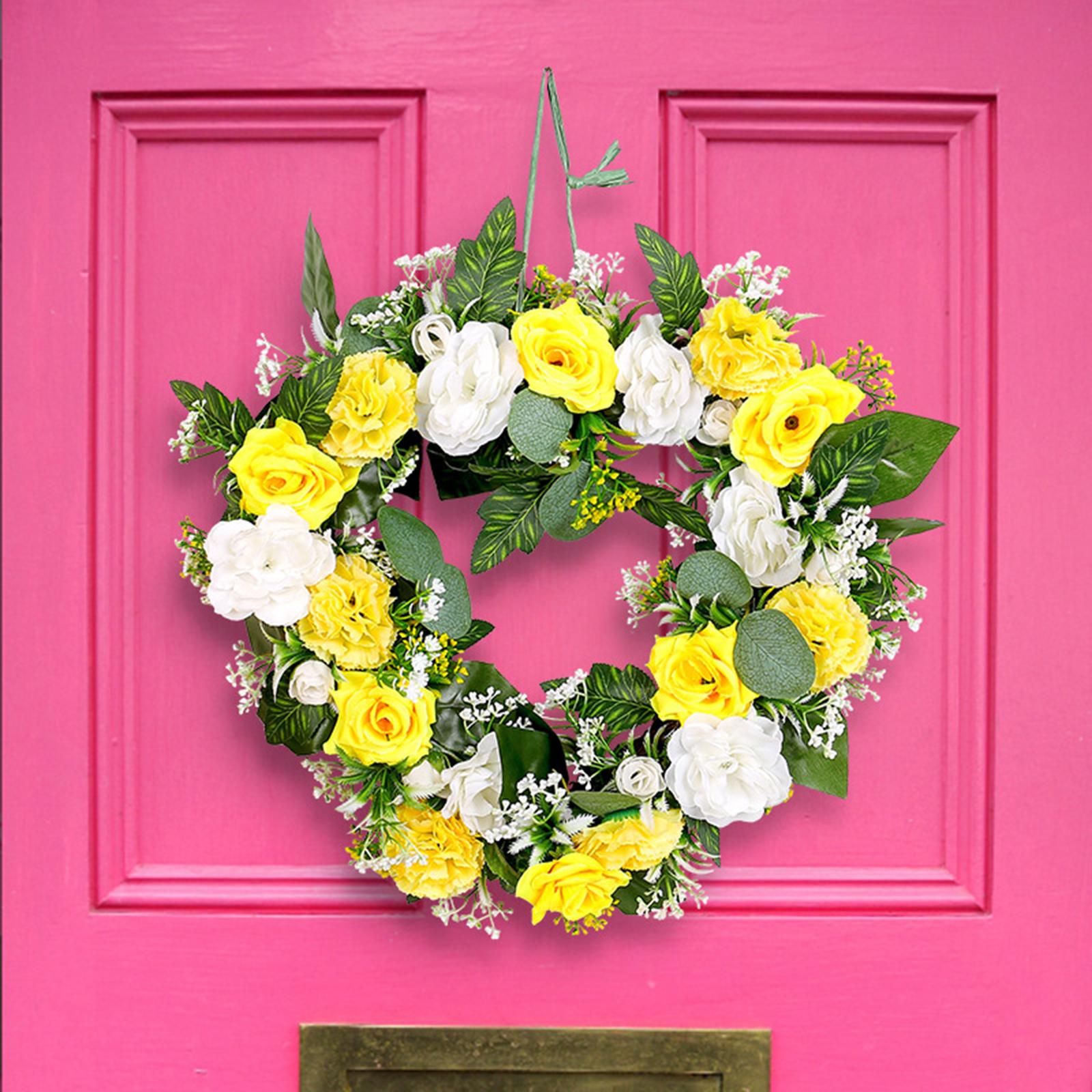 Heart Garland Wreath Valentine's Day Decor Valentine Wreath for Mother's Day