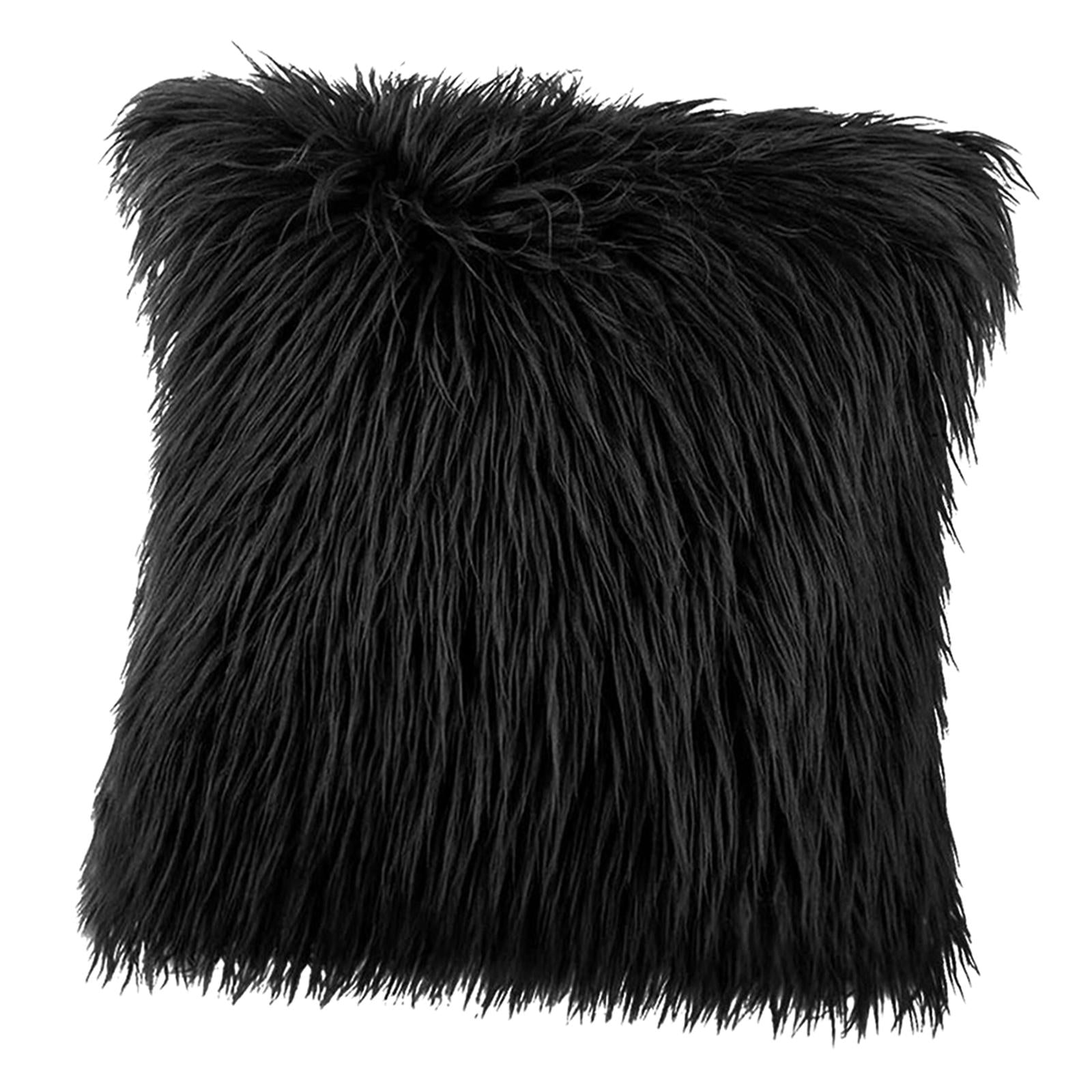 Throw Pillow Covers Stylish Throw Pillows Case for Sofa Drawing Room Wedding Black 45cmx45cm