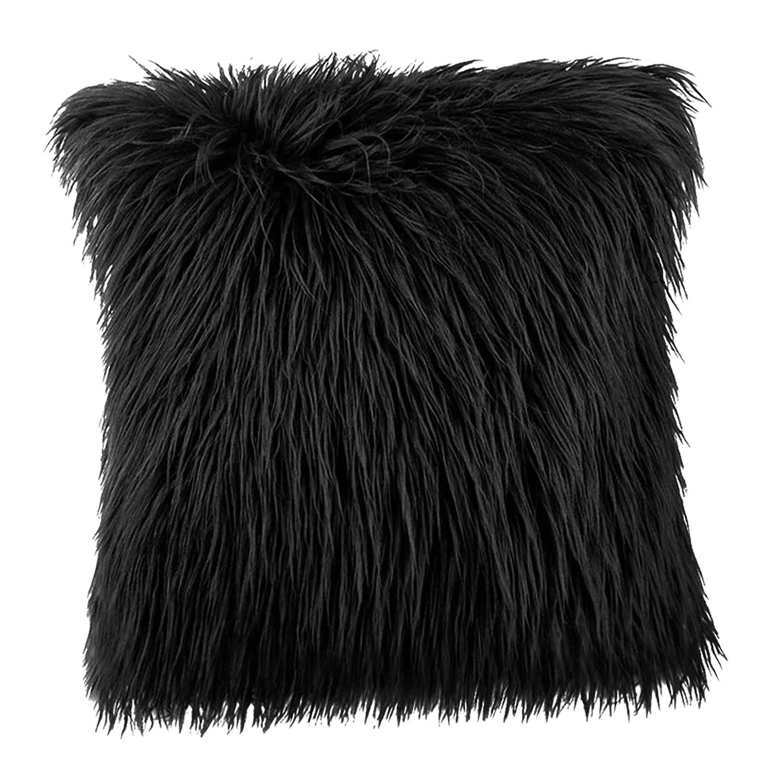 Throw Pillow Covers Stylish Throw Pillows Case for Sofa Drawing Room Wedding Black 45cmx45cm