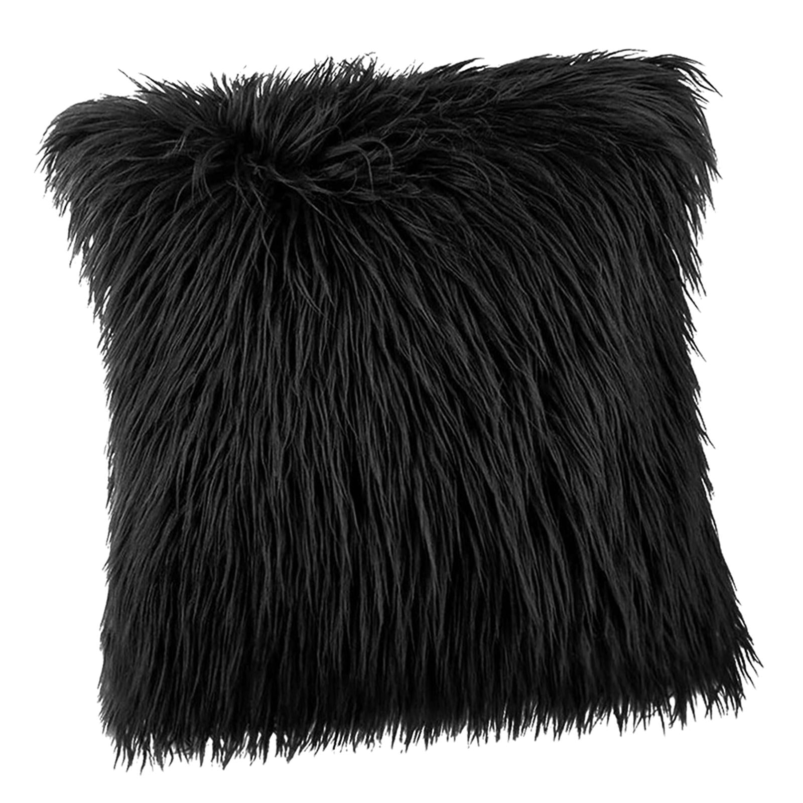 Throw Pillow Covers Stylish Throw Pillows Case for Sofa Drawing Room Wedding Black 45cmx45cm