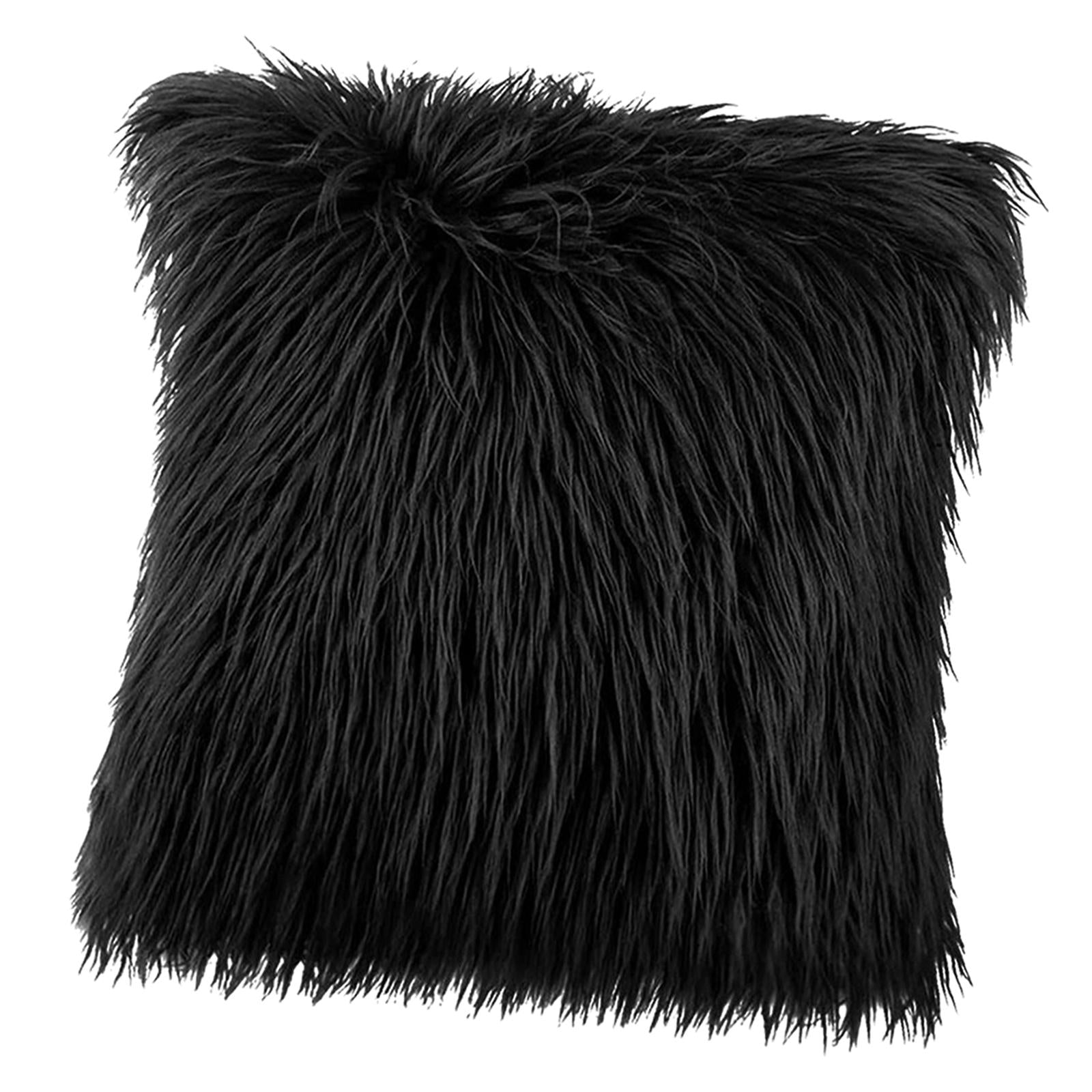 Throw Pillow Covers Stylish Throw Pillows Case for Sofa Drawing Room Wedding Black 45cmx45cm