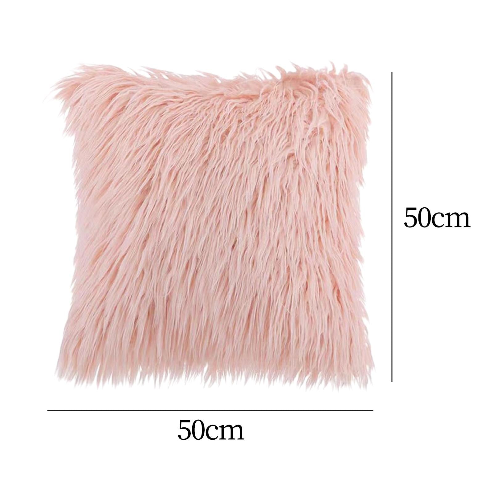 Throw Pillow Covers Stylish Throw Pillows Case for Sofa Drawing Room Wedding Pink 50cmx50cm