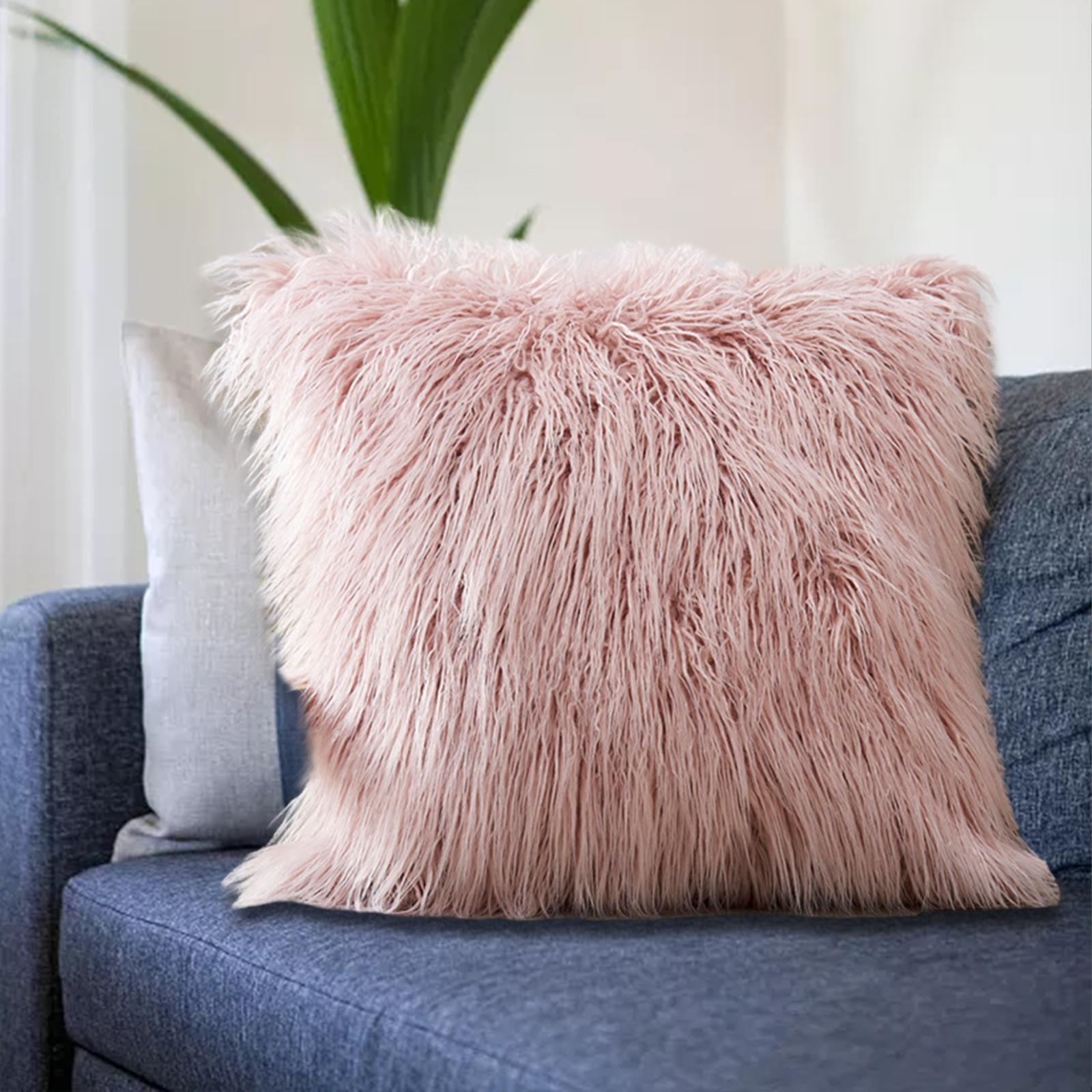 Throw Pillow Covers Stylish Throw Pillows Case for Sofa Drawing Room Wedding Pink 50cmx50cm