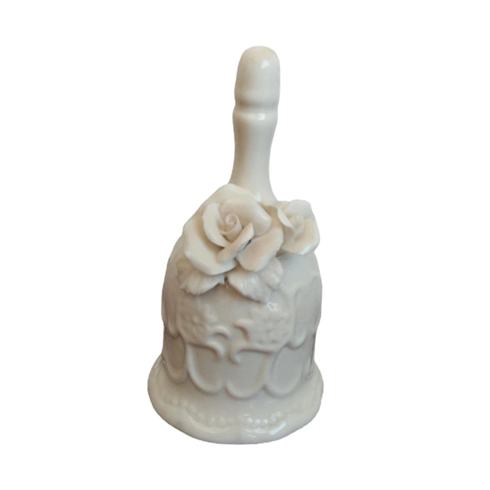 Handbell Ceramic Serving Bell Anniversary Dinner Bell Resturant Service Bell
