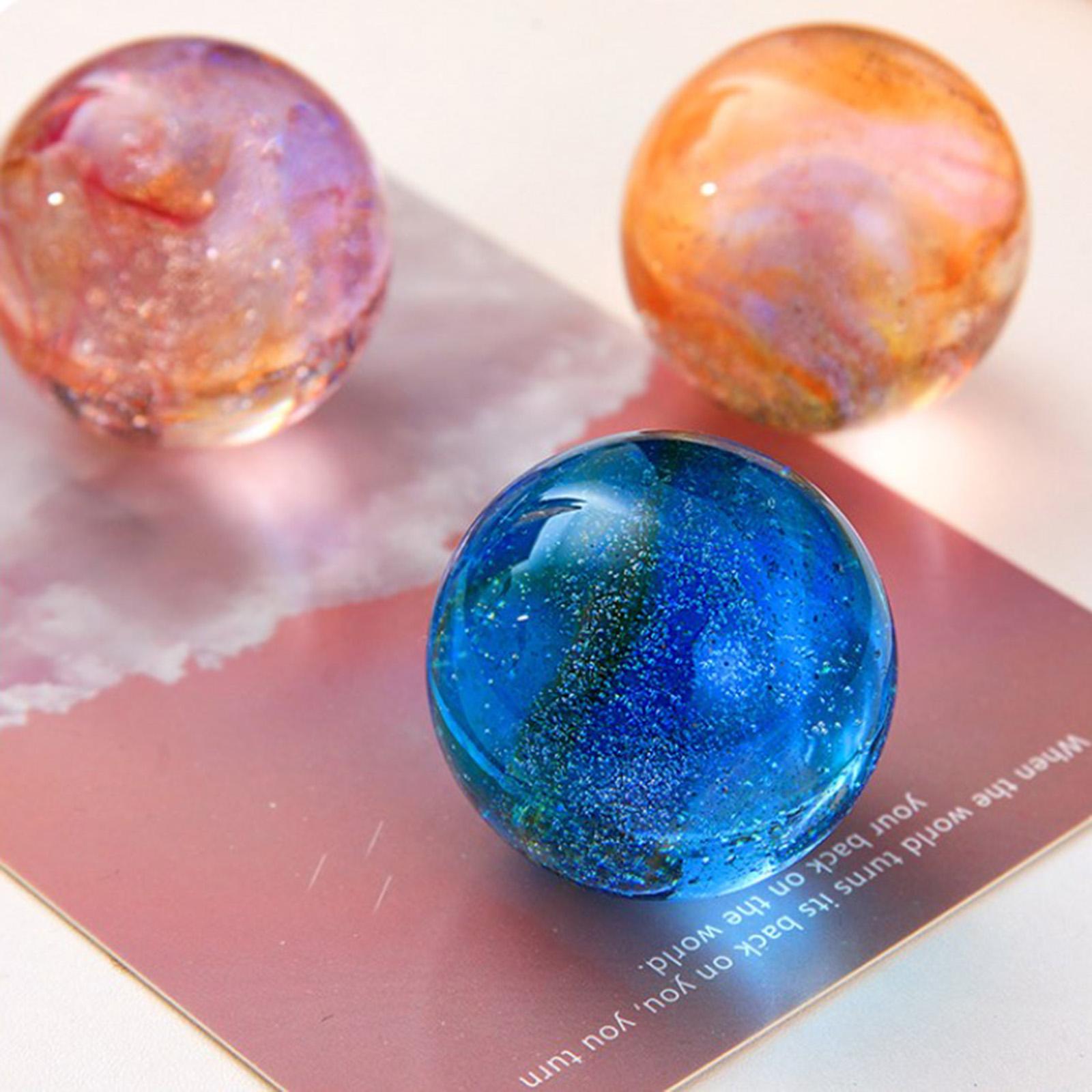 Glass Ball Night Light Desktop Ornament for Bedside Bedroom Home Decoration