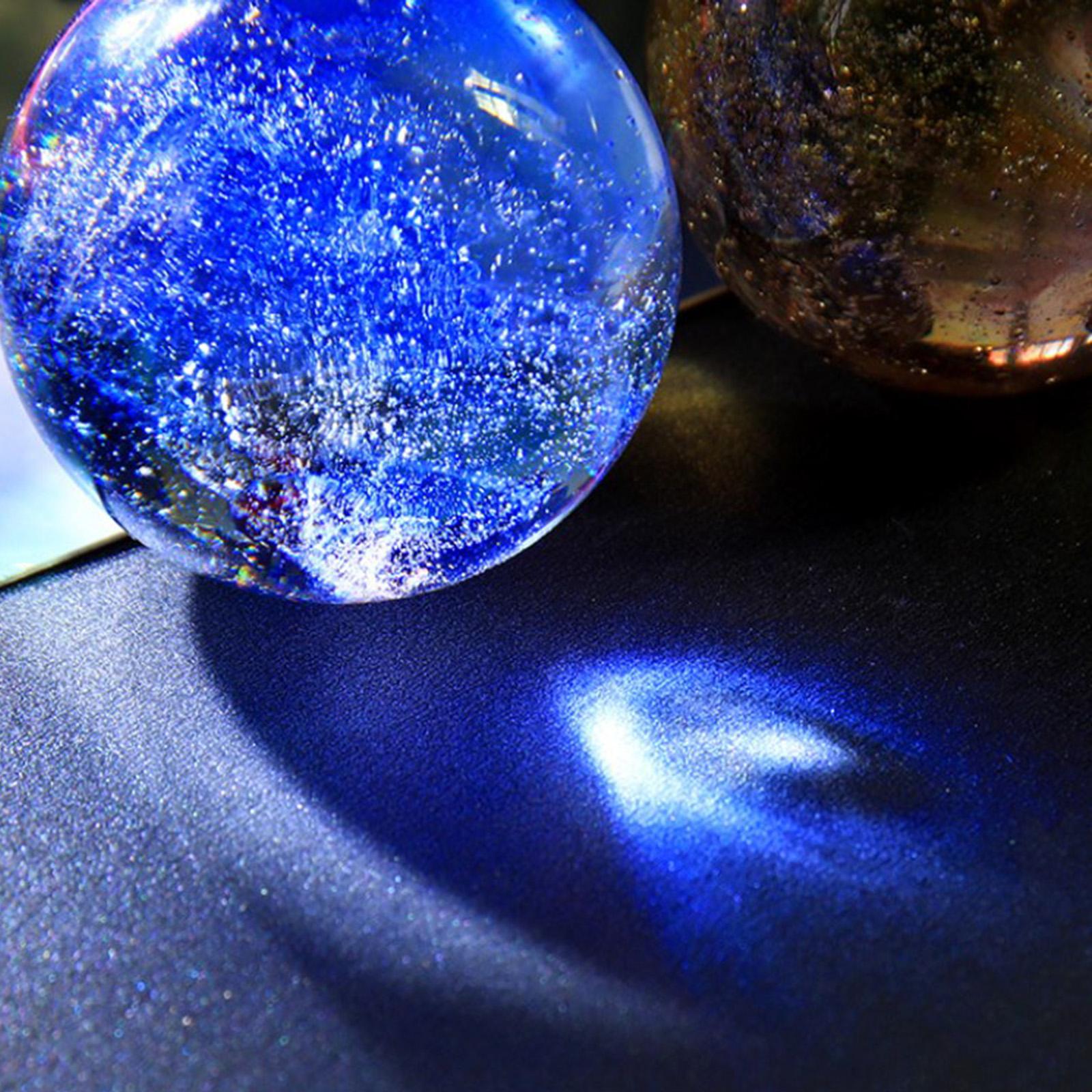 Glass Ball Night Light Desktop Ornament for Bedside Bedroom Home Decoration