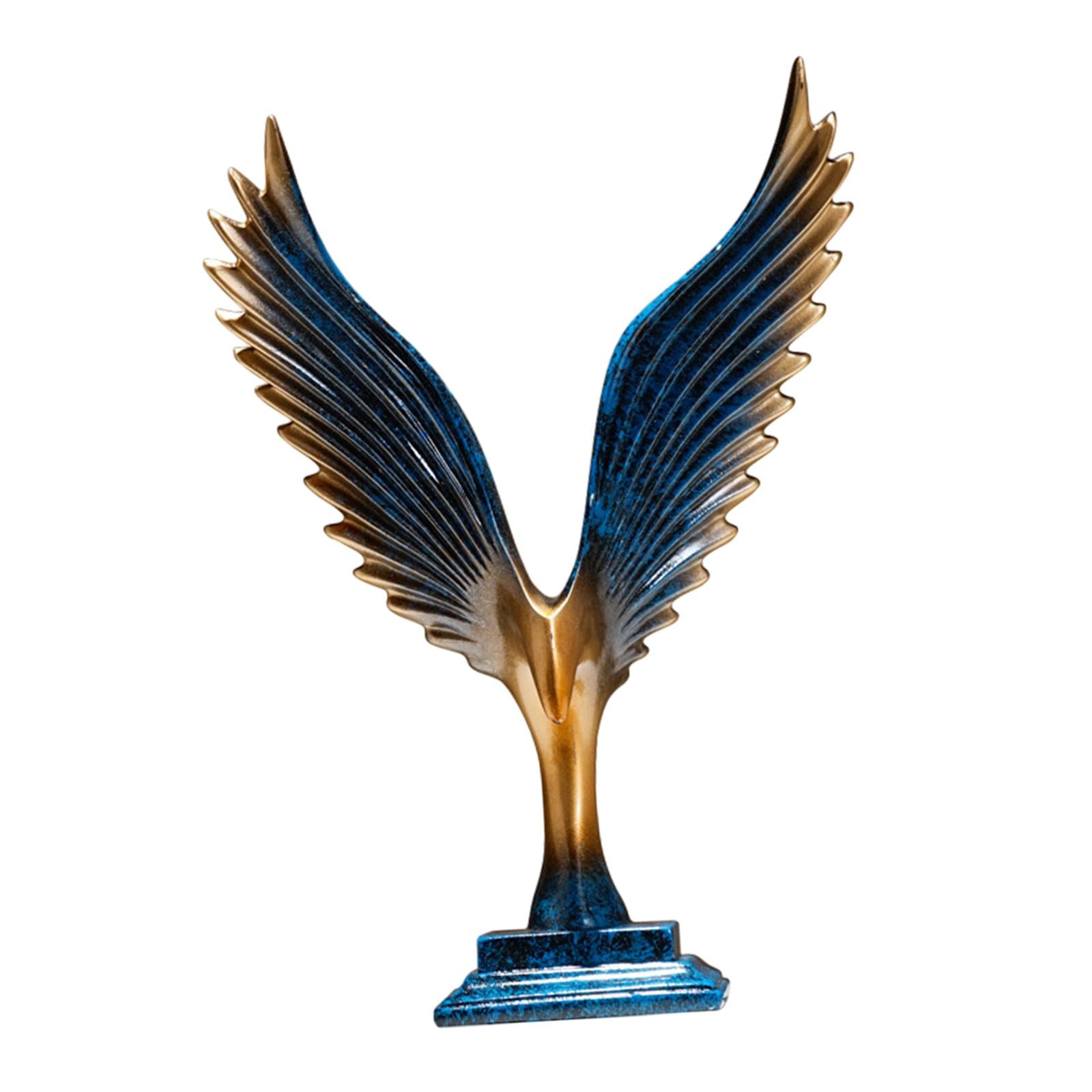 Eagle Figurine Crafts Collection Modern Desk Ornament for Home Cabinet Decor