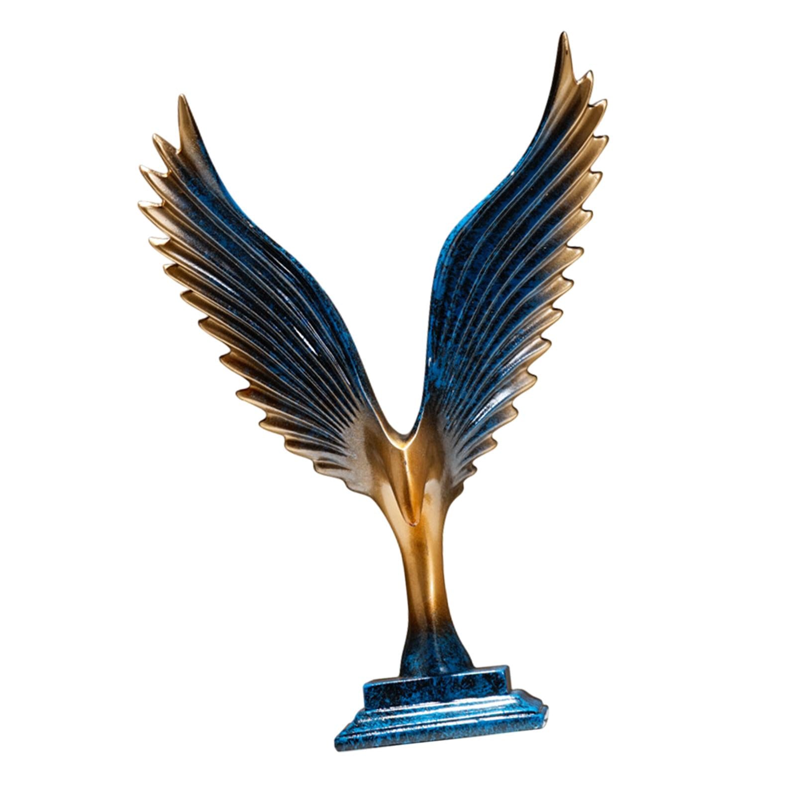 Eagle Figurine Crafts Collection Modern Desk Ornament for Home Cabinet Decor