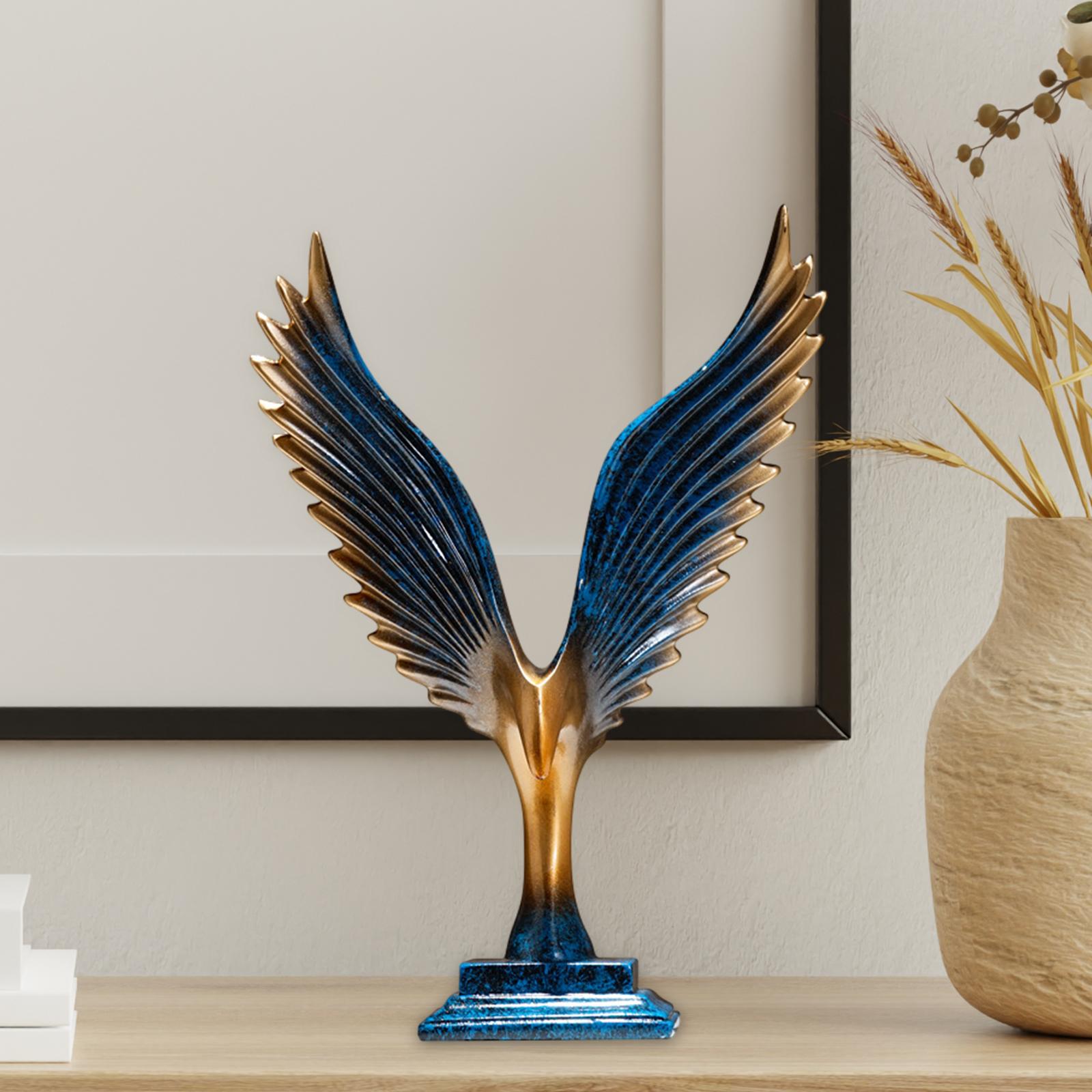 Eagle Figurine Crafts Collection Modern Desk Ornament for Home Cabinet Decor