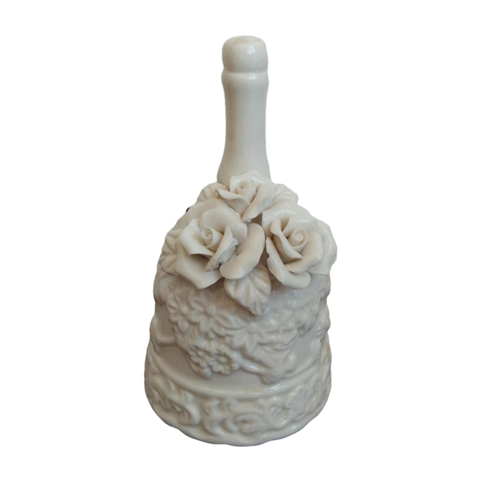 Handbell Ceramic Handheld Home Decoration Souvenir Dining Table Ringing Bell