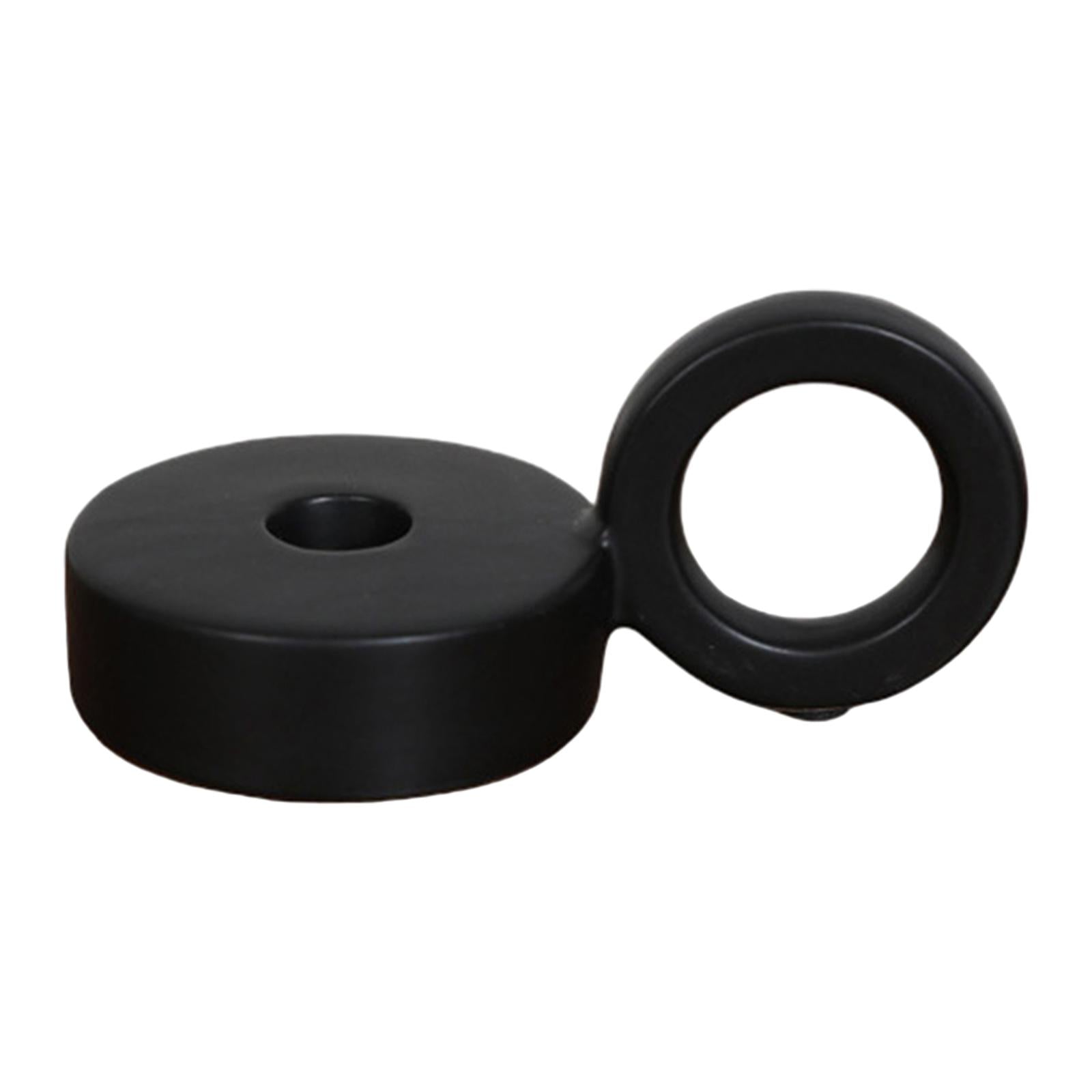 Candle Holder Creative Candle Stand for Housewarming Gifts Anniversary Party Black