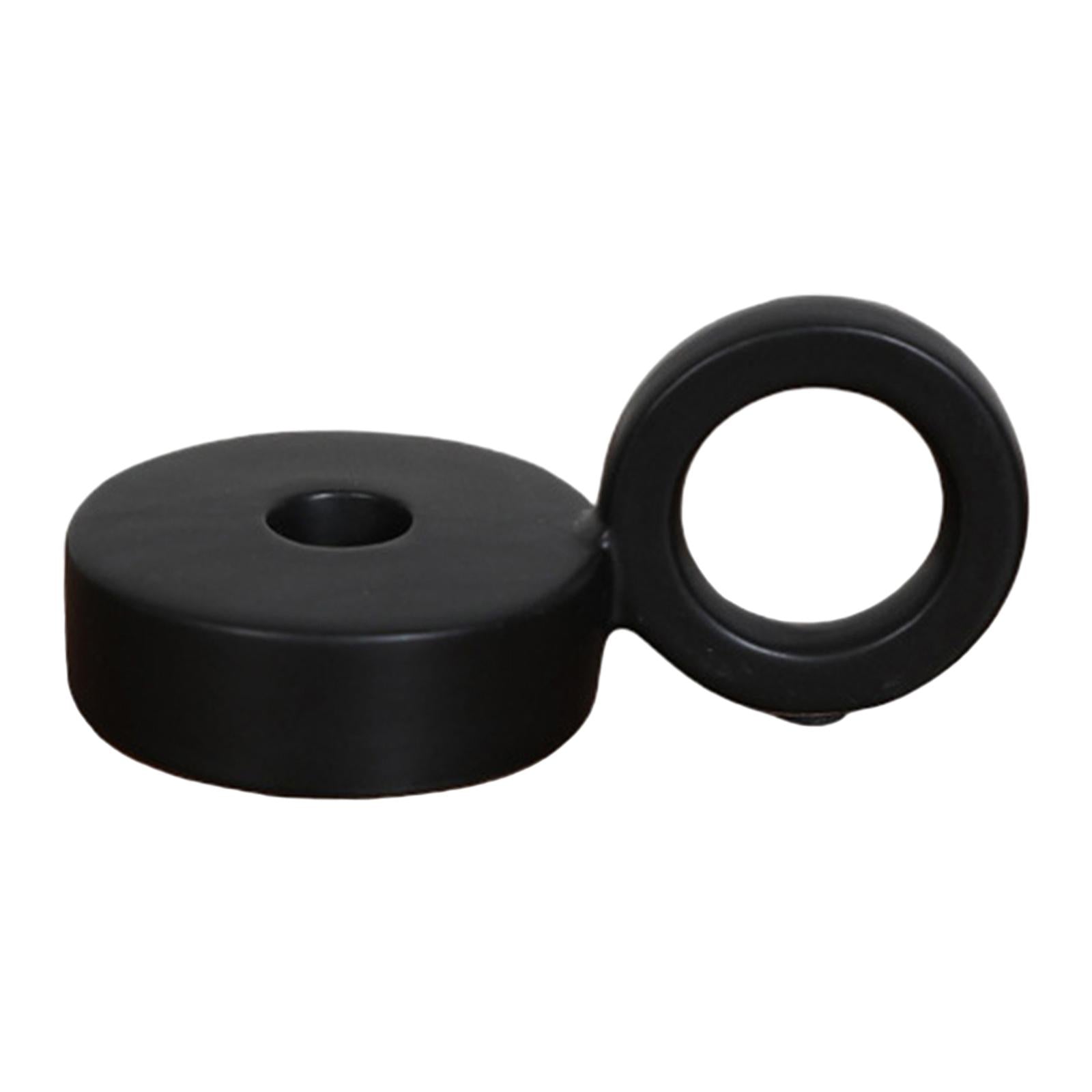 Candle Holder Creative Candle Stand for Housewarming Gifts Anniversary Party Black