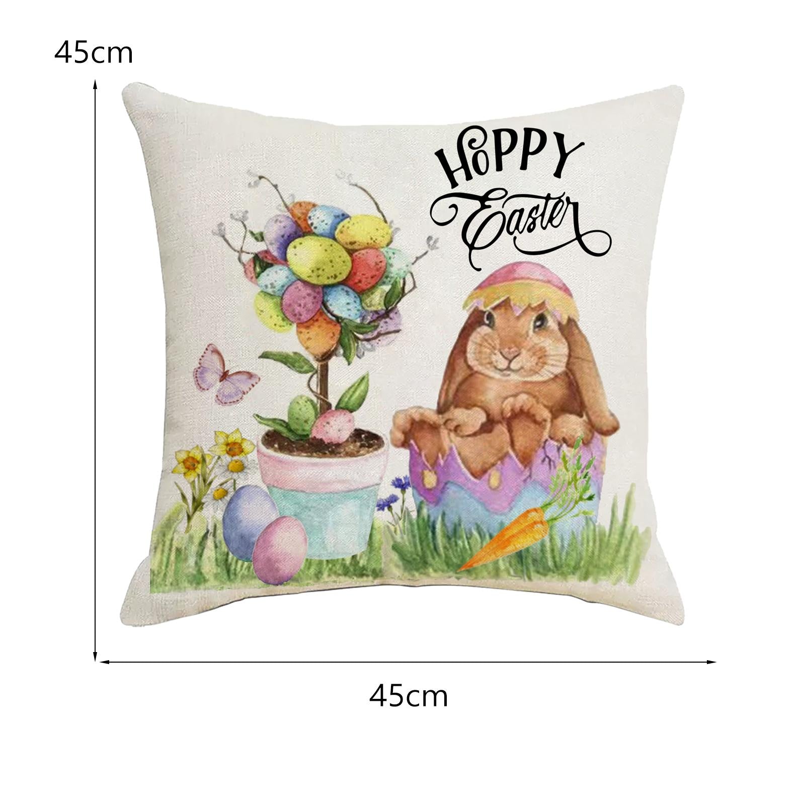 Easter Pillow Cover Easter Decor Holiday Decor Home Decor Easter Pillow Case Style A