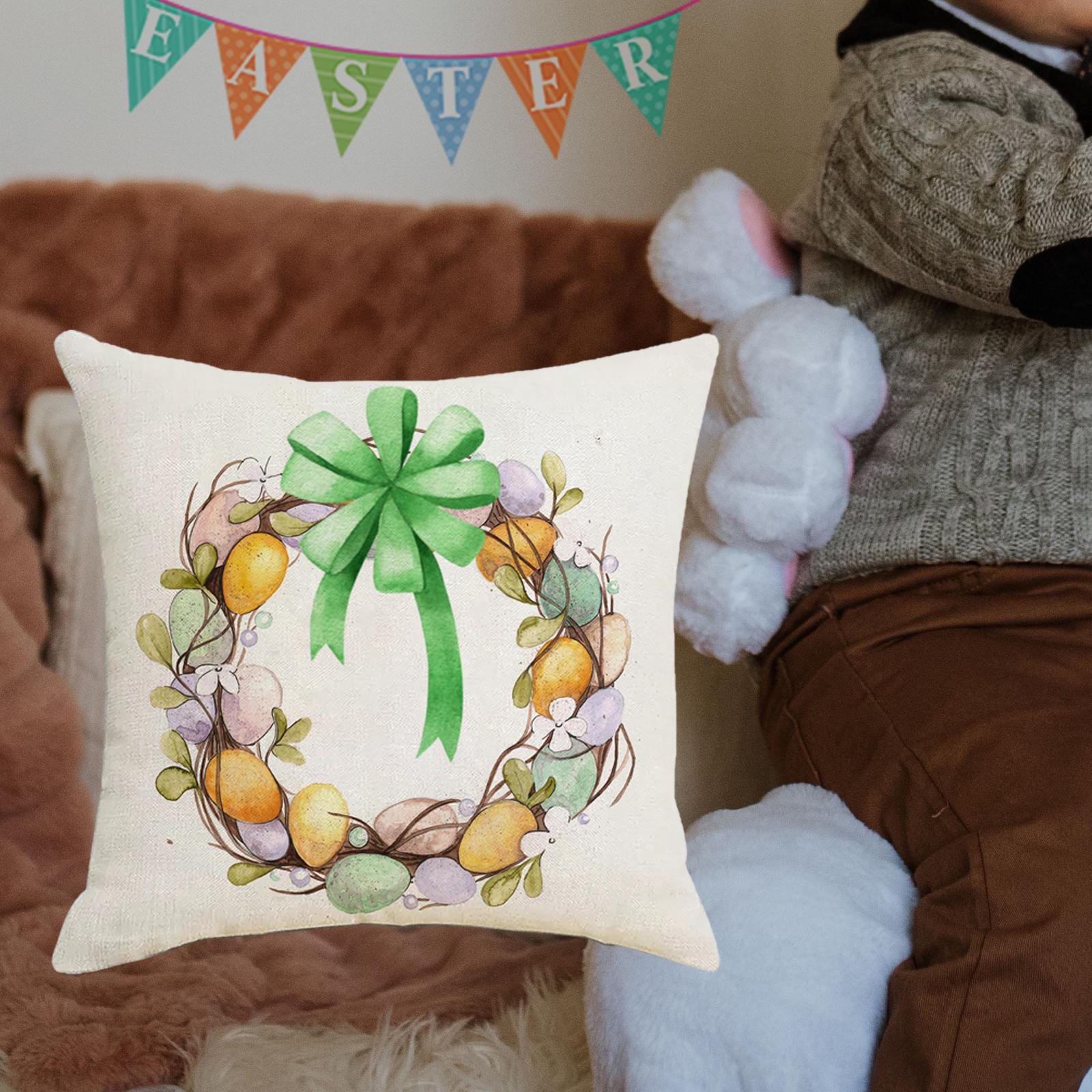 Easter Pillow Cover Easter Decor Holiday Decor Home Decor Easter Pillow Case Style B