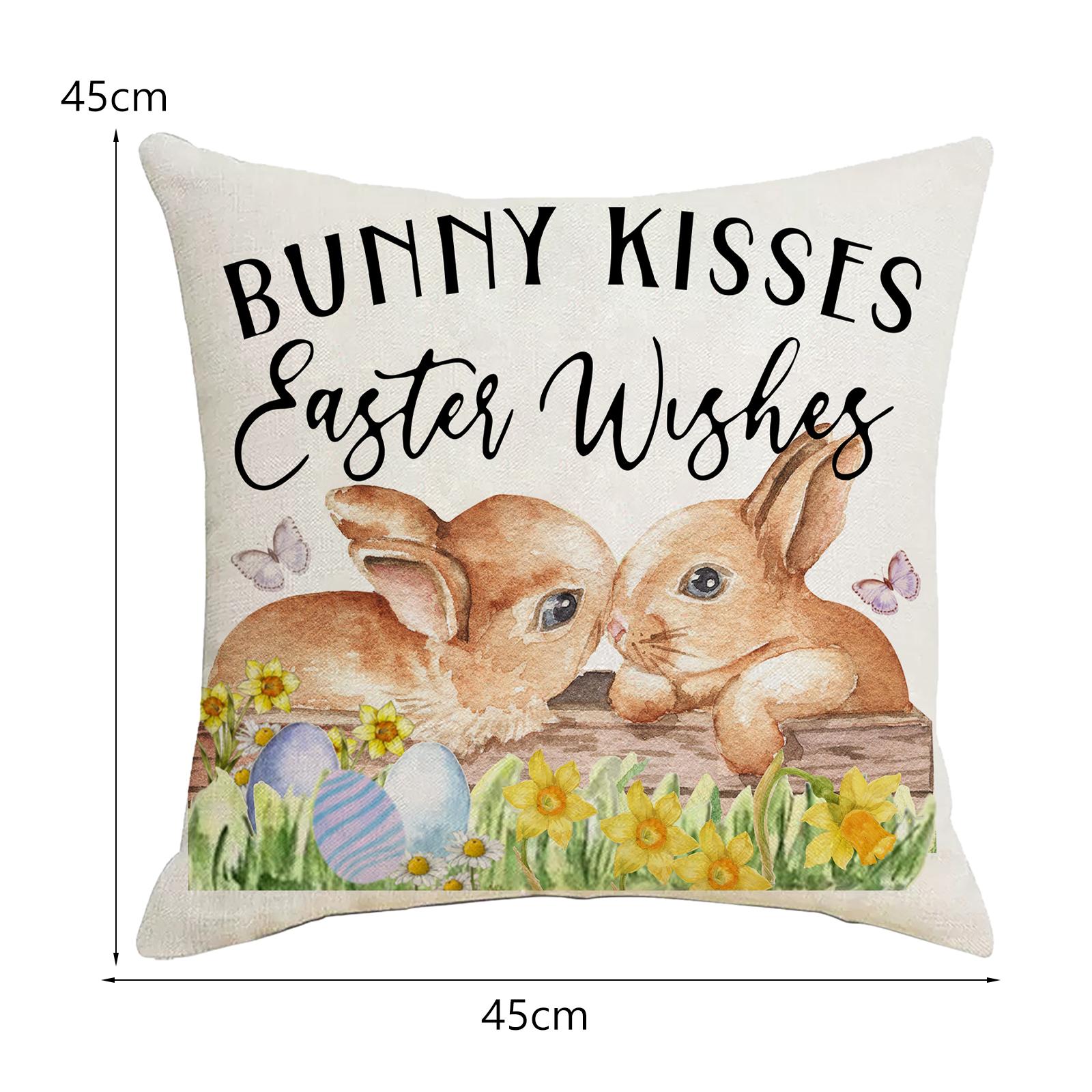Easter Pillow Cover Easter Decor Holiday Decor Home Decor Easter Pillow Case Style C