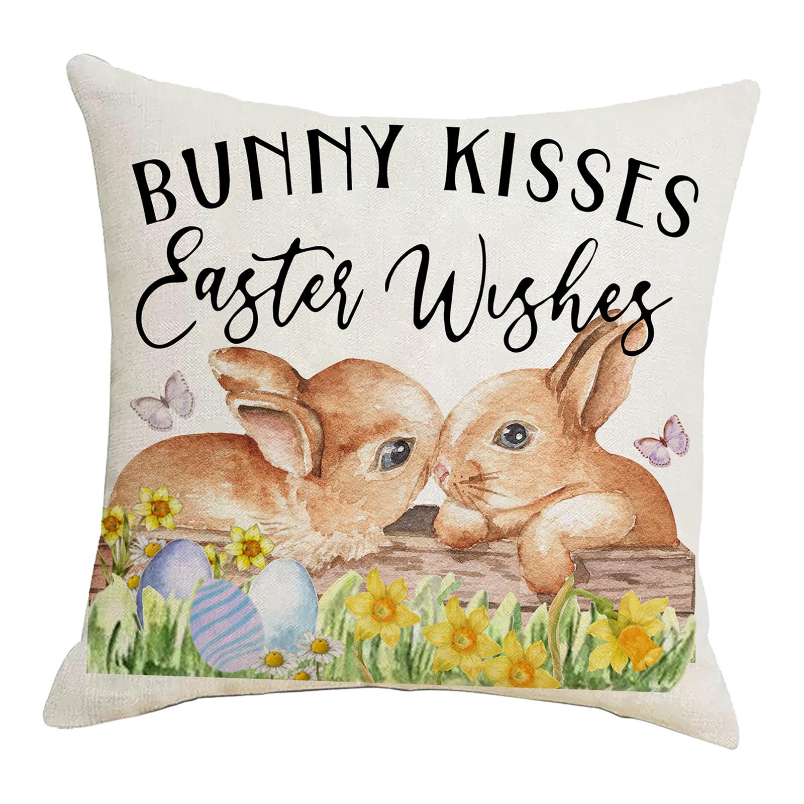 Easter Pillow Cover Easter Decor Holiday Decor Home Decor Easter Pillow Case Style C
