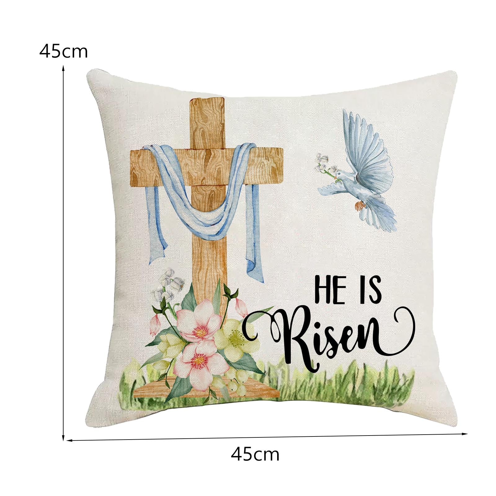 2xEaster Pillow Cover Easter Decor Holiday Decor Home Decor Easter Pillow Case Style D