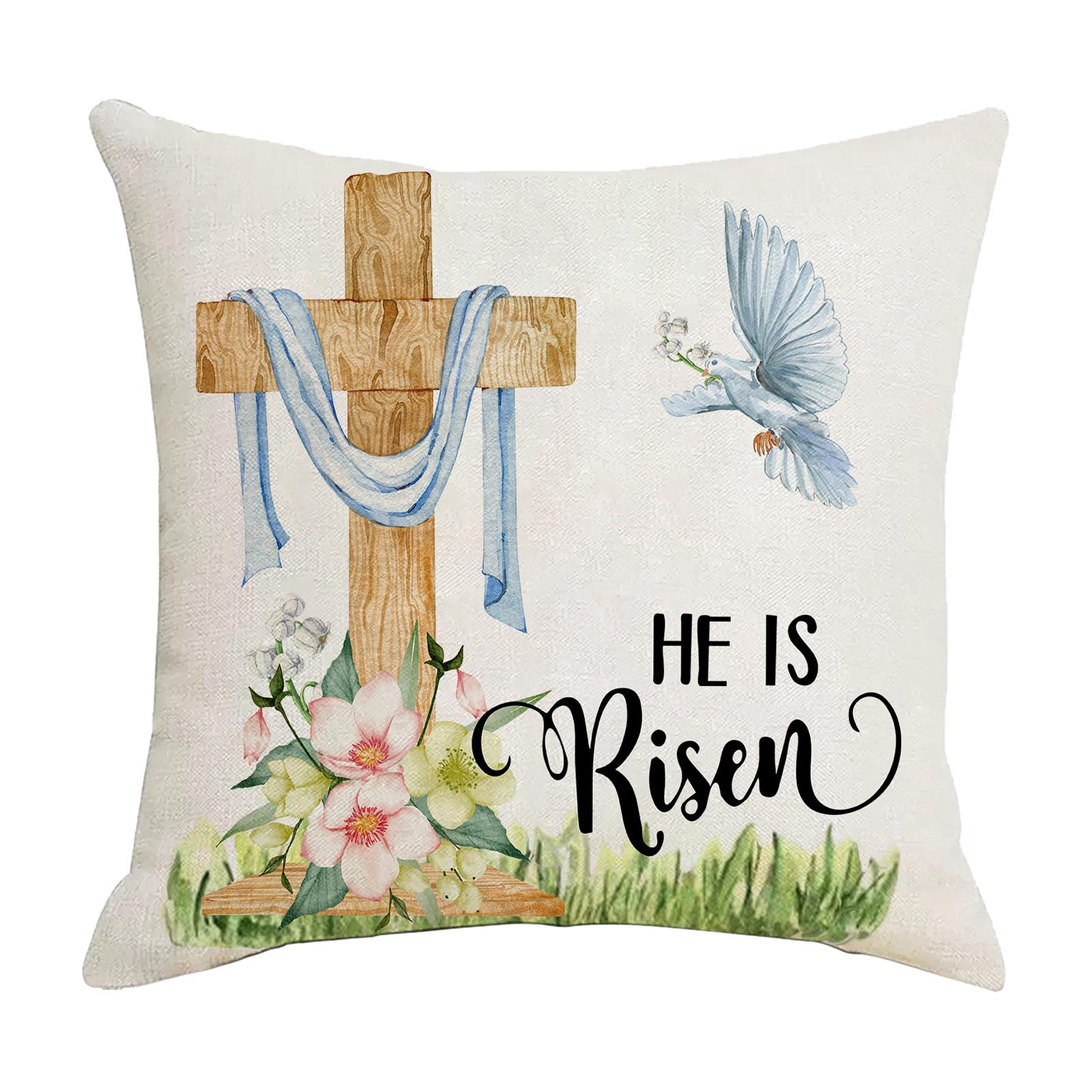 Easter Pillow Cover Easter Decor Holiday Decor Home Decor Easter Pillow Case Style D