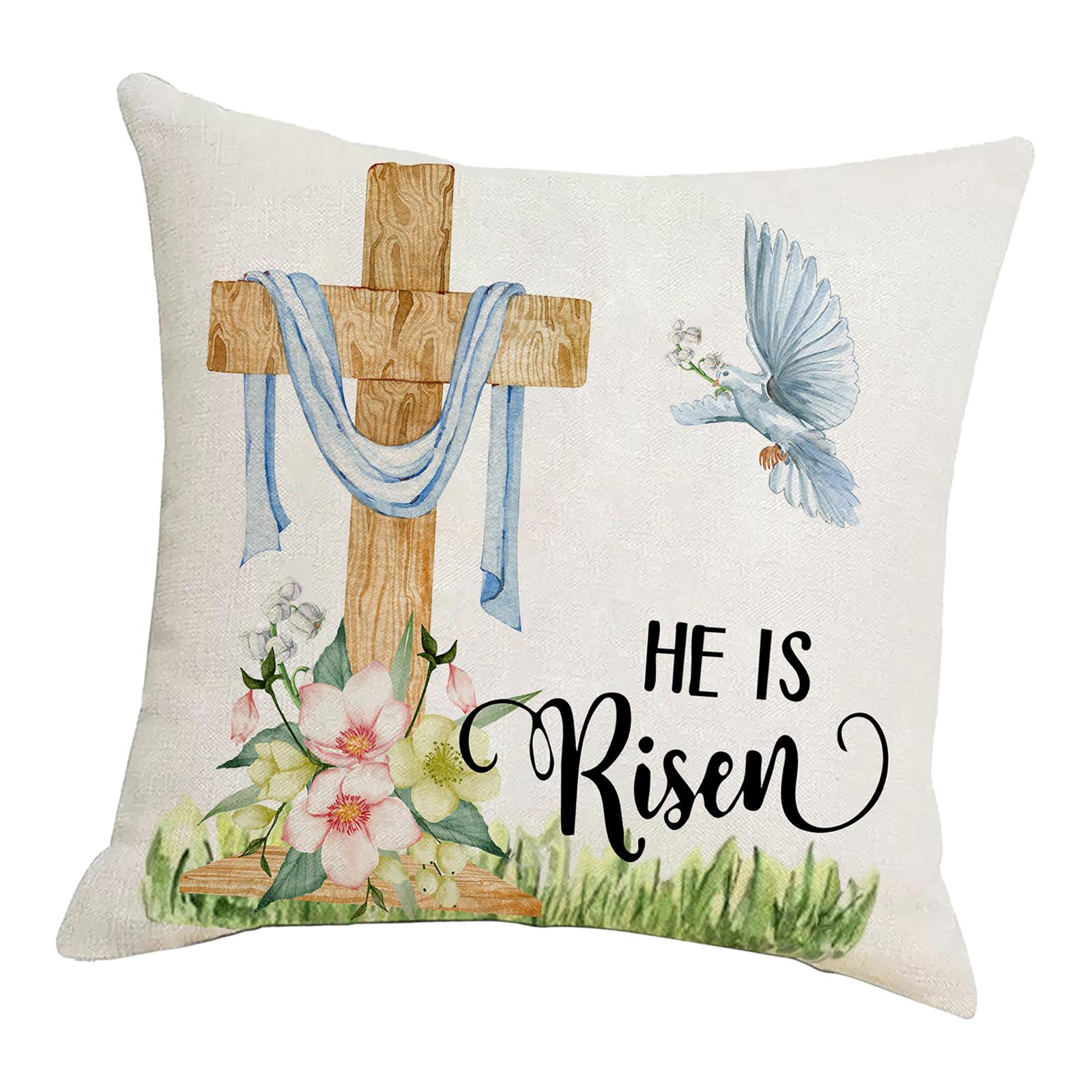 2xEaster Pillow Cover Easter Decor Holiday Decor Home Decor Easter Pillow Case Style D