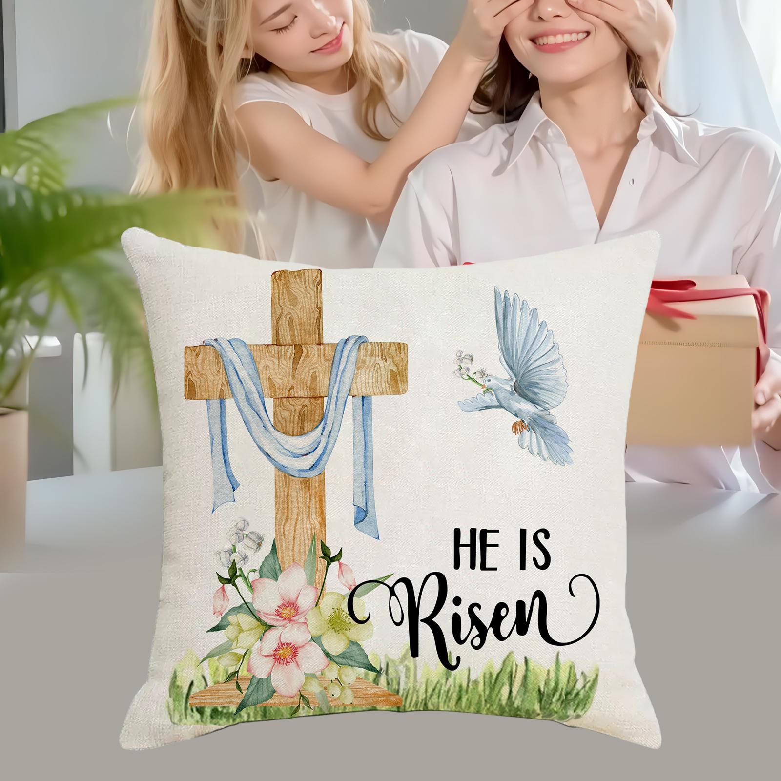 Easter Pillow Cover Easter Decor Holiday Decor Home Decor Easter Pillow Case Style D