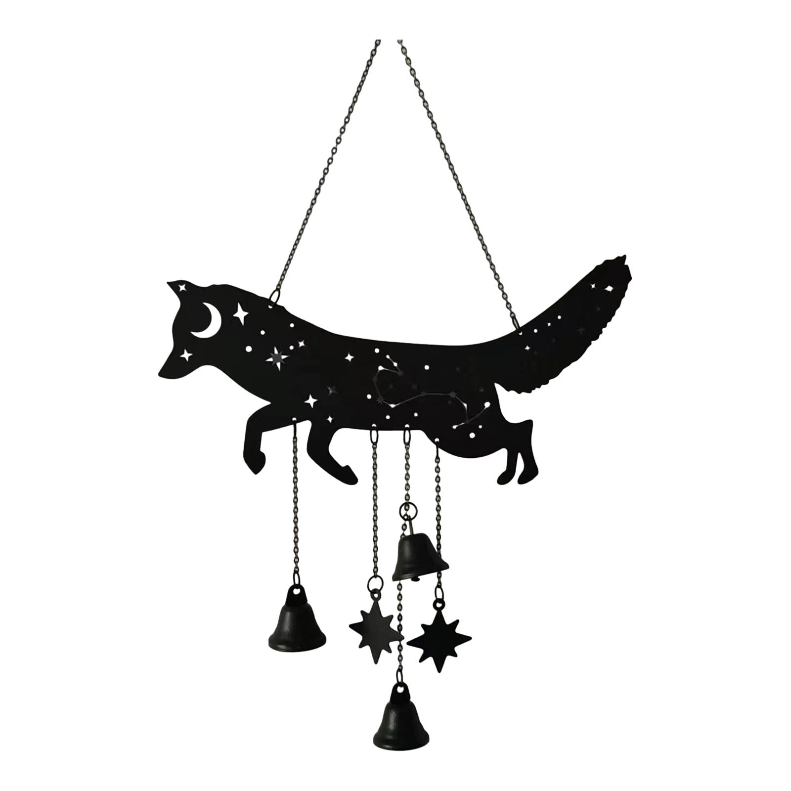 Metal Wind Chime Easter Pendant Gift Party Supplies Decorations Hanging Bell Fox