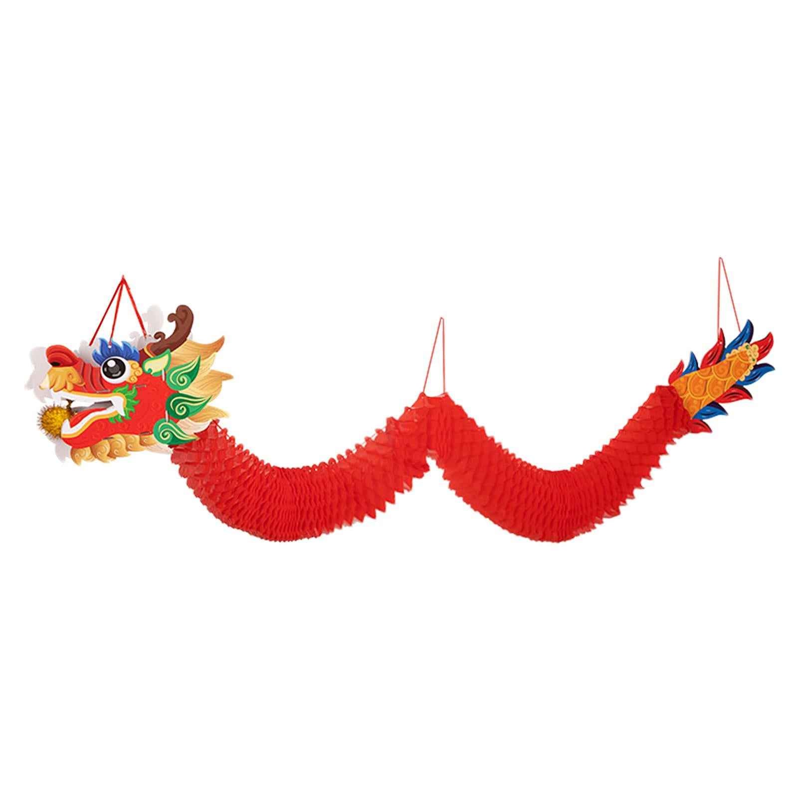 Chinese New Year Hanging Ornament Supermarket Mall Dragon Garland Decoration Length 2m