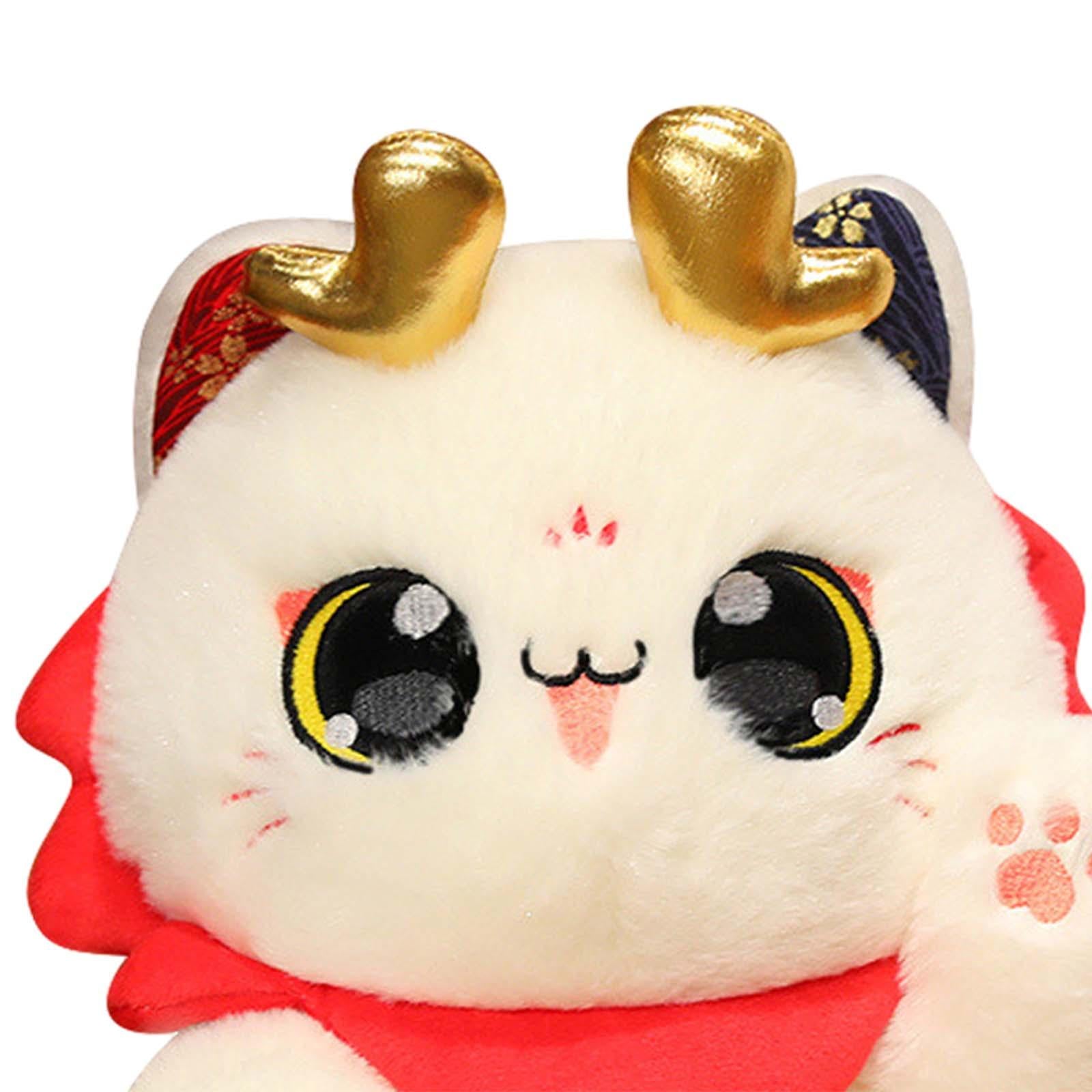 2024 Chinese New Year Cat Plush Doll for Festivals Party Supplies Restaurant