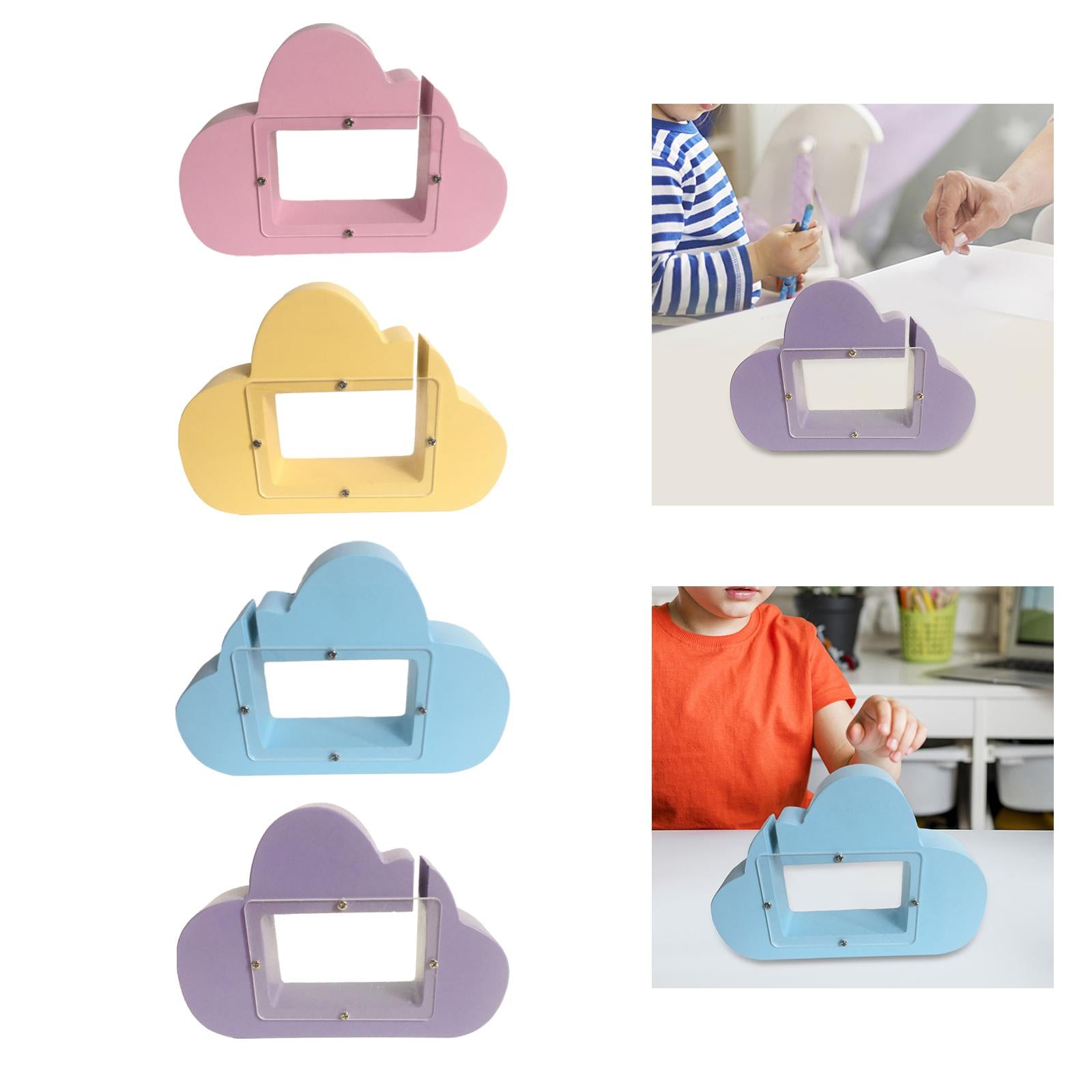 Piggy Bank Cloud Shape Storage Money Box for Wedding Vacation Birthday Gifts Pink