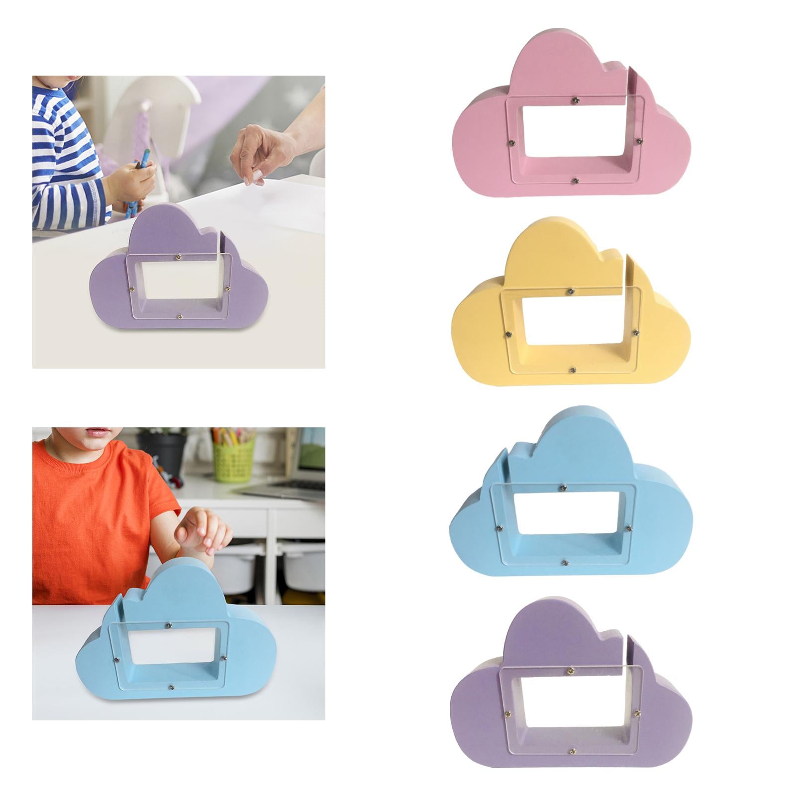 Piggy Bank Cloud Shape Storage Money Box for Wedding Vacation Birthday Gifts Pink