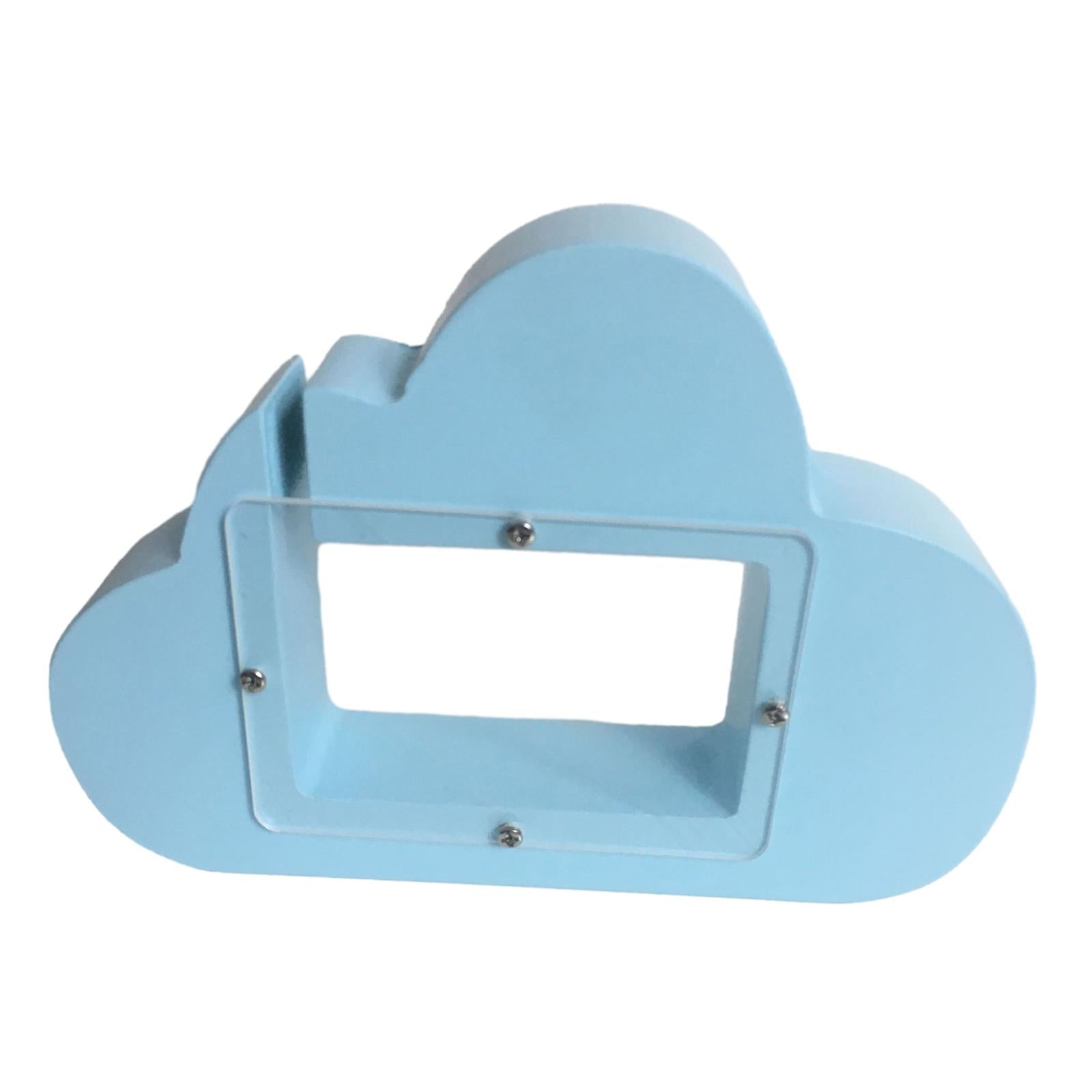 Piggy Bank Cloud Shape Storage Money Box for Wedding Vacation Birthday Gifts Blue